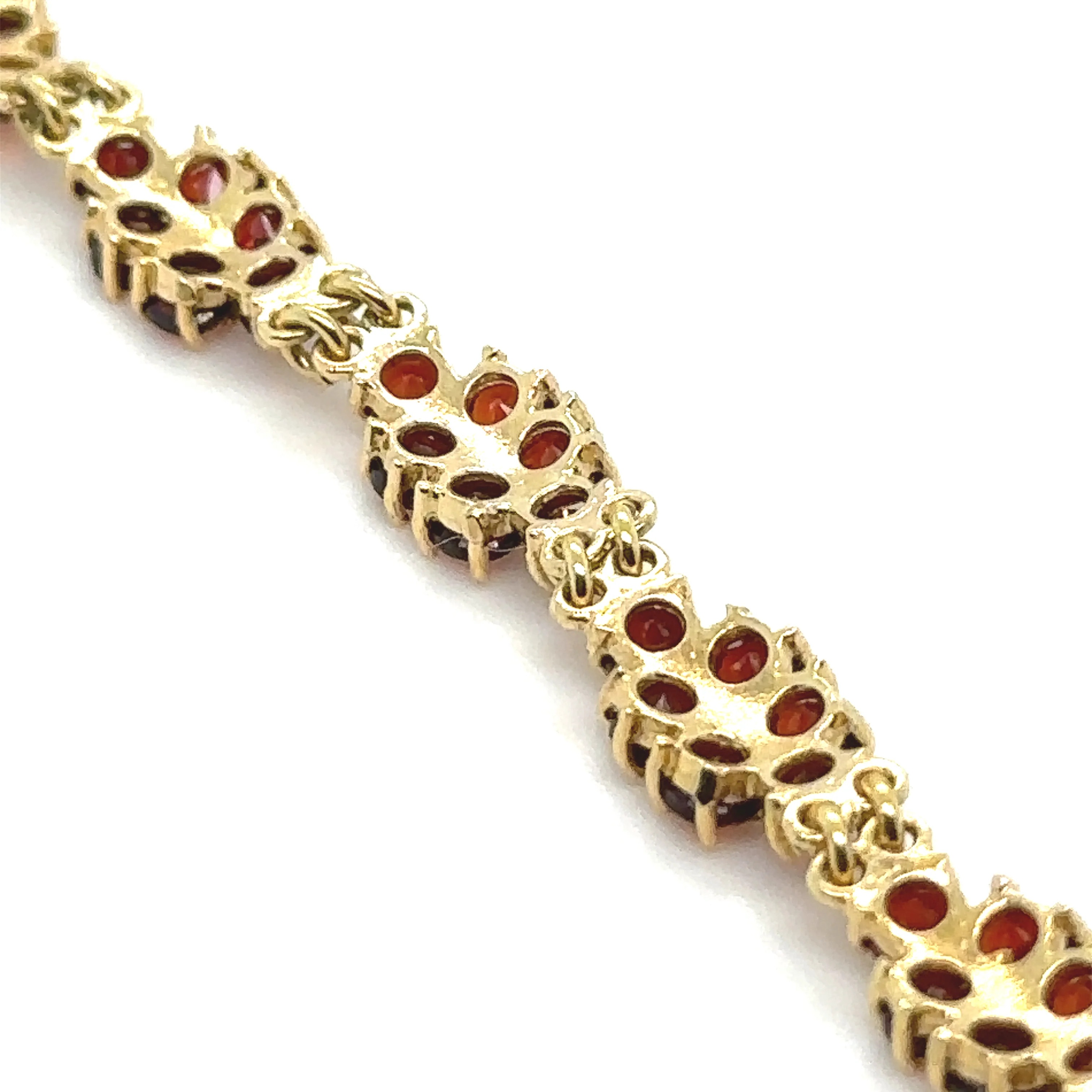 Bespoke Garnet Bracelet & Garnet Earrings Set 15.49g - Image 5