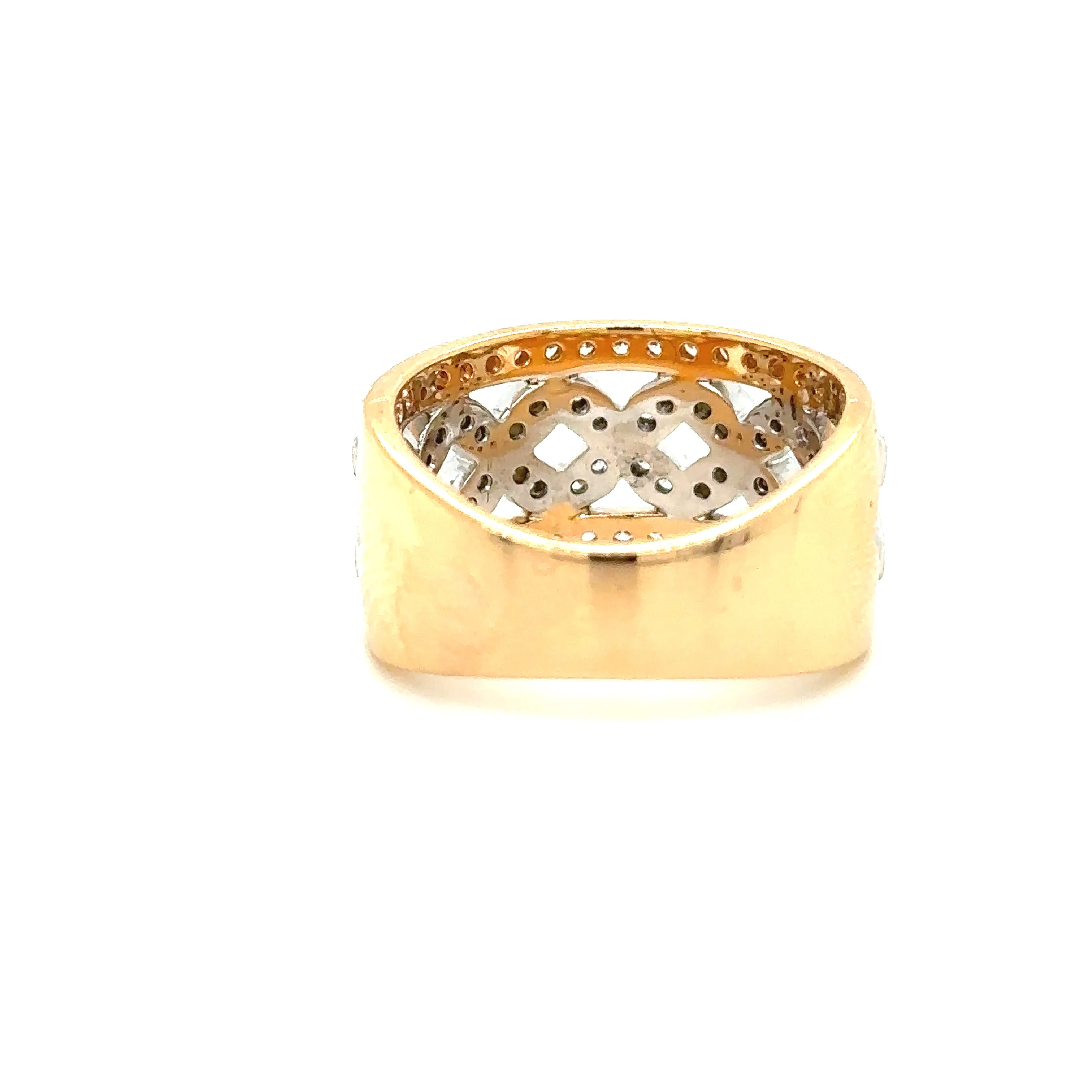 Bespoke Handmade Diamond Dress Ring 0.75ct - Image 3