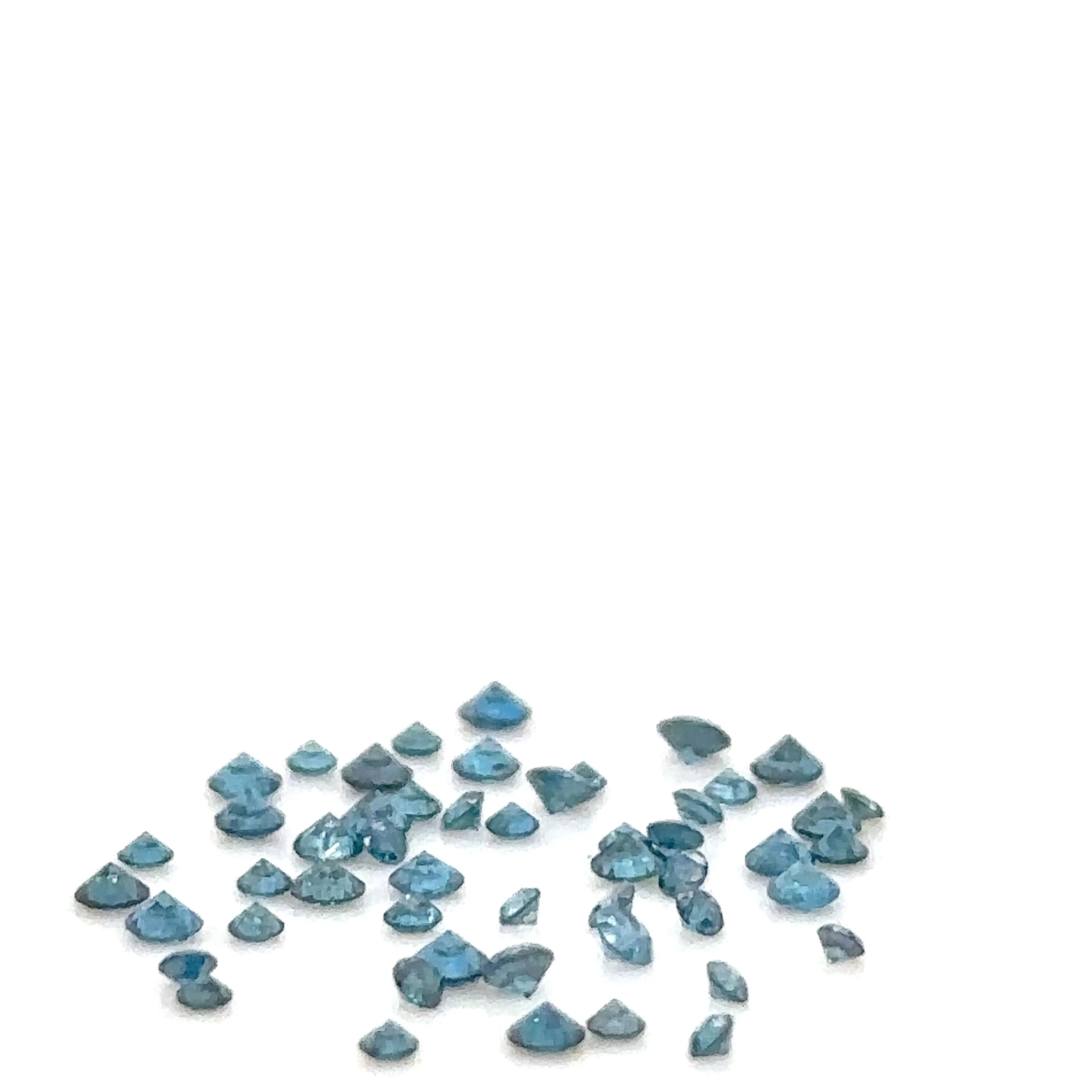 Bespoke Loose Blue Round Brilliant Cut Diamonds 1.00ct - Image 3