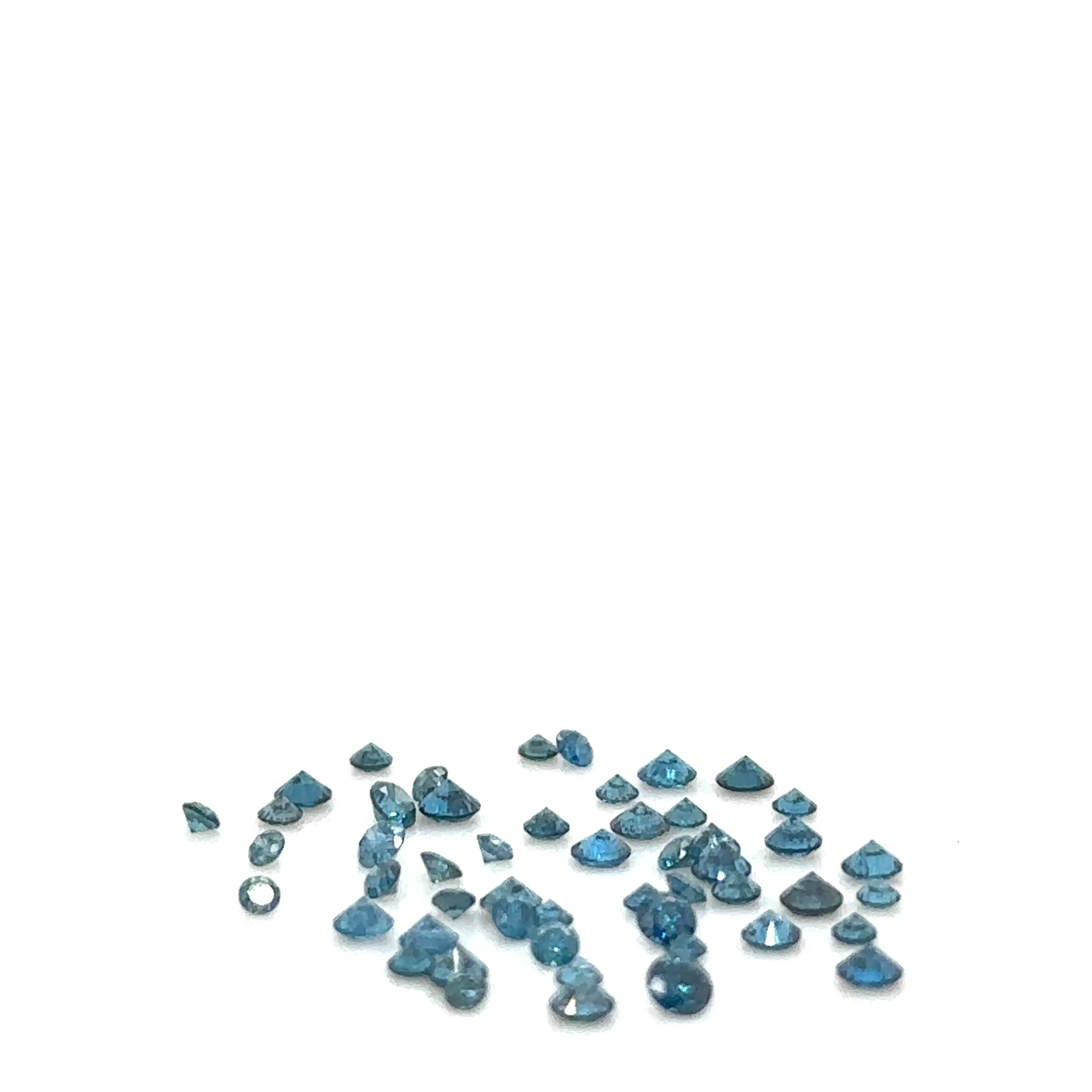 Bespoke Loose Blue Round Brilliant Cut Diamonds 1.00ct - Image 4