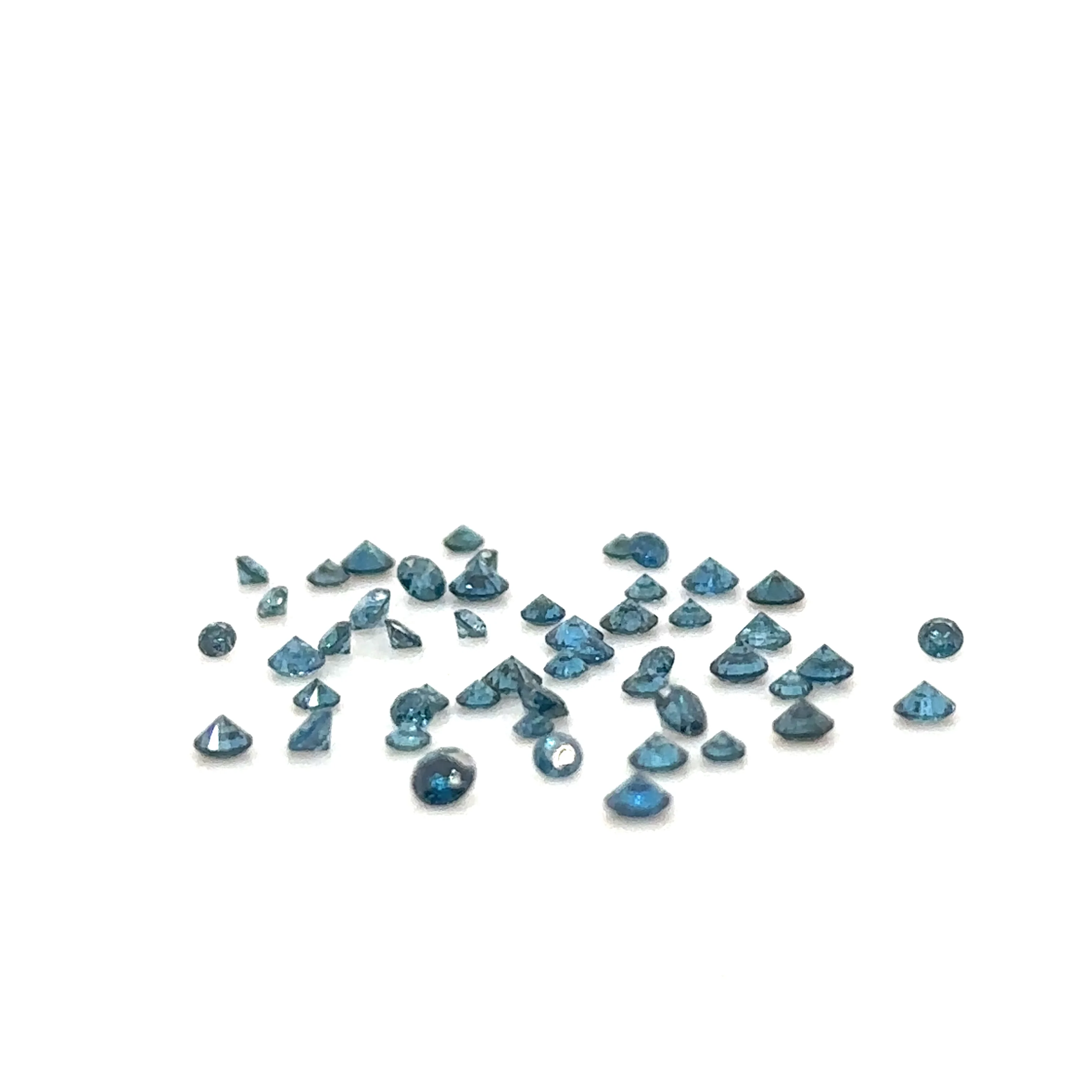 Bespoke Loose Blue Round Brilliant Cut Diamonds 1.00ct - Image 6