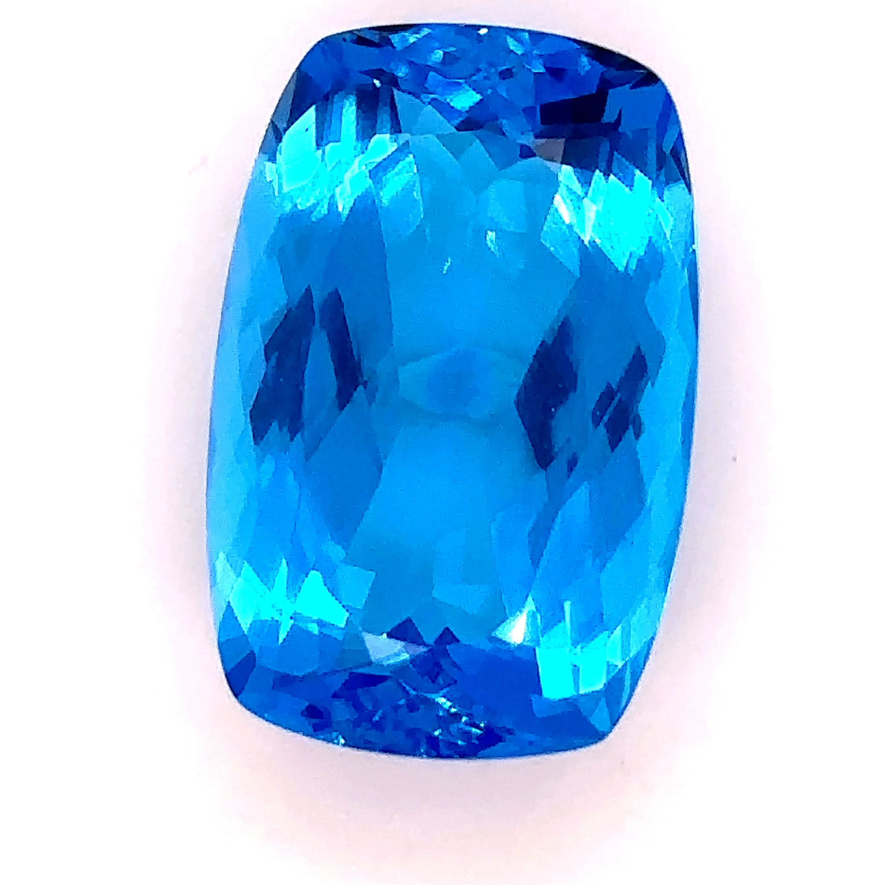 Bespoke Loose Blue Topaz Elongated Cushion Cut 33.3ct - Image 11