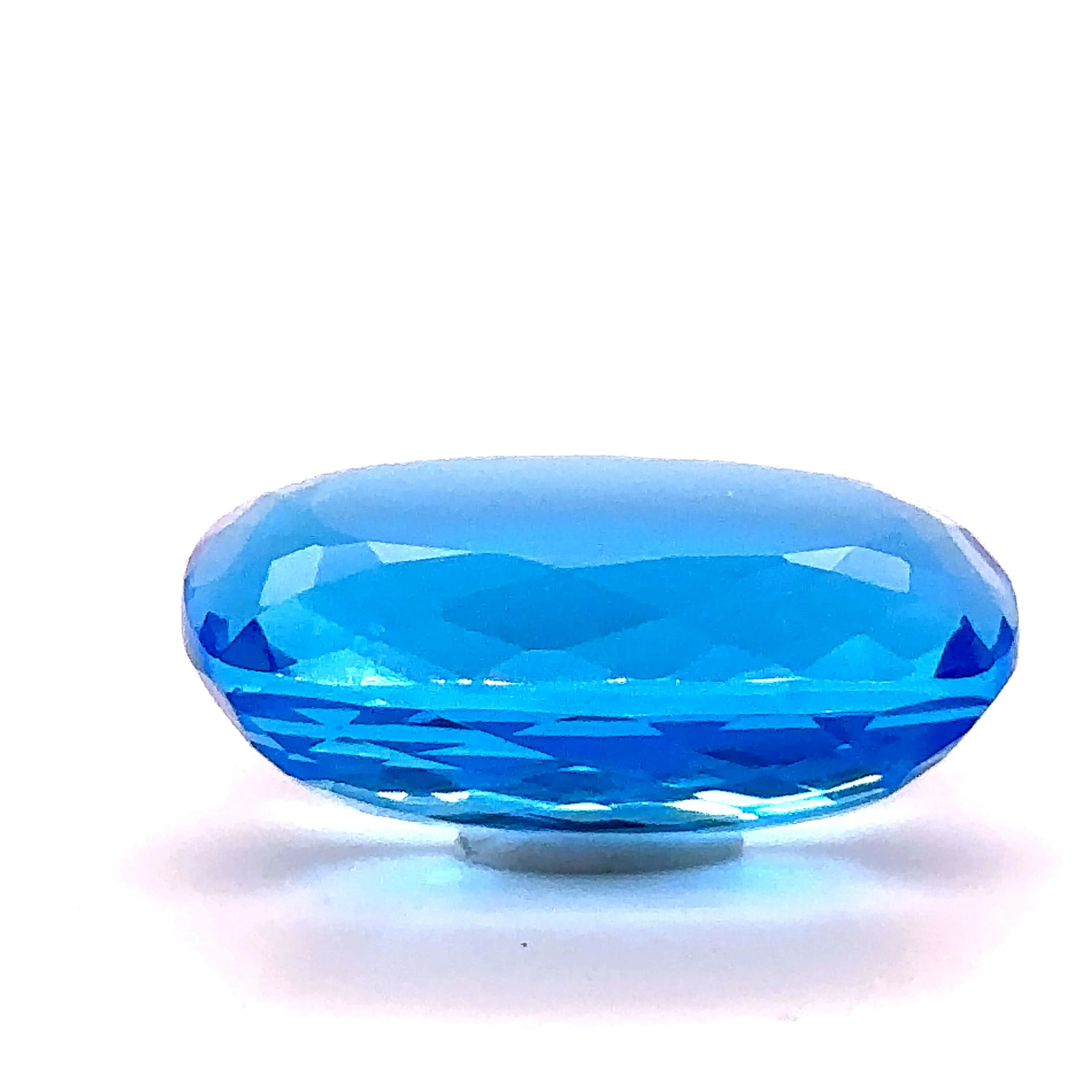 Bespoke Loose Blue Topaz Elongated Cushion Cut 33.3ct - Image 9