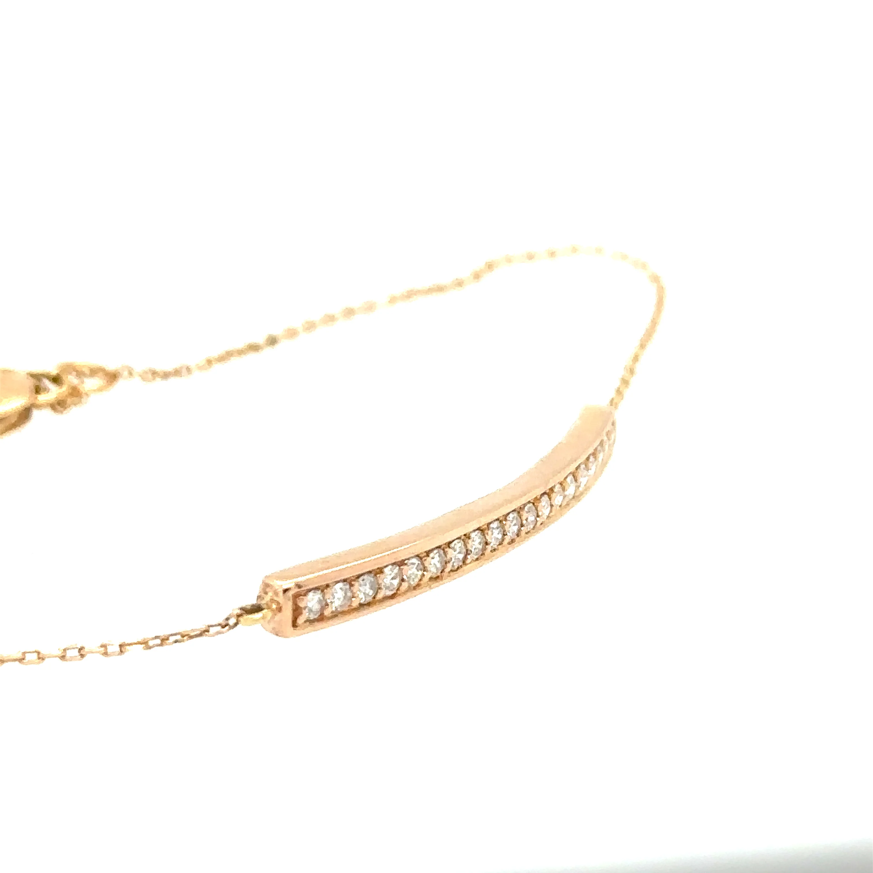 Bespoke Midas 18ct Rose Gold Chain 0.23ct - Image 4