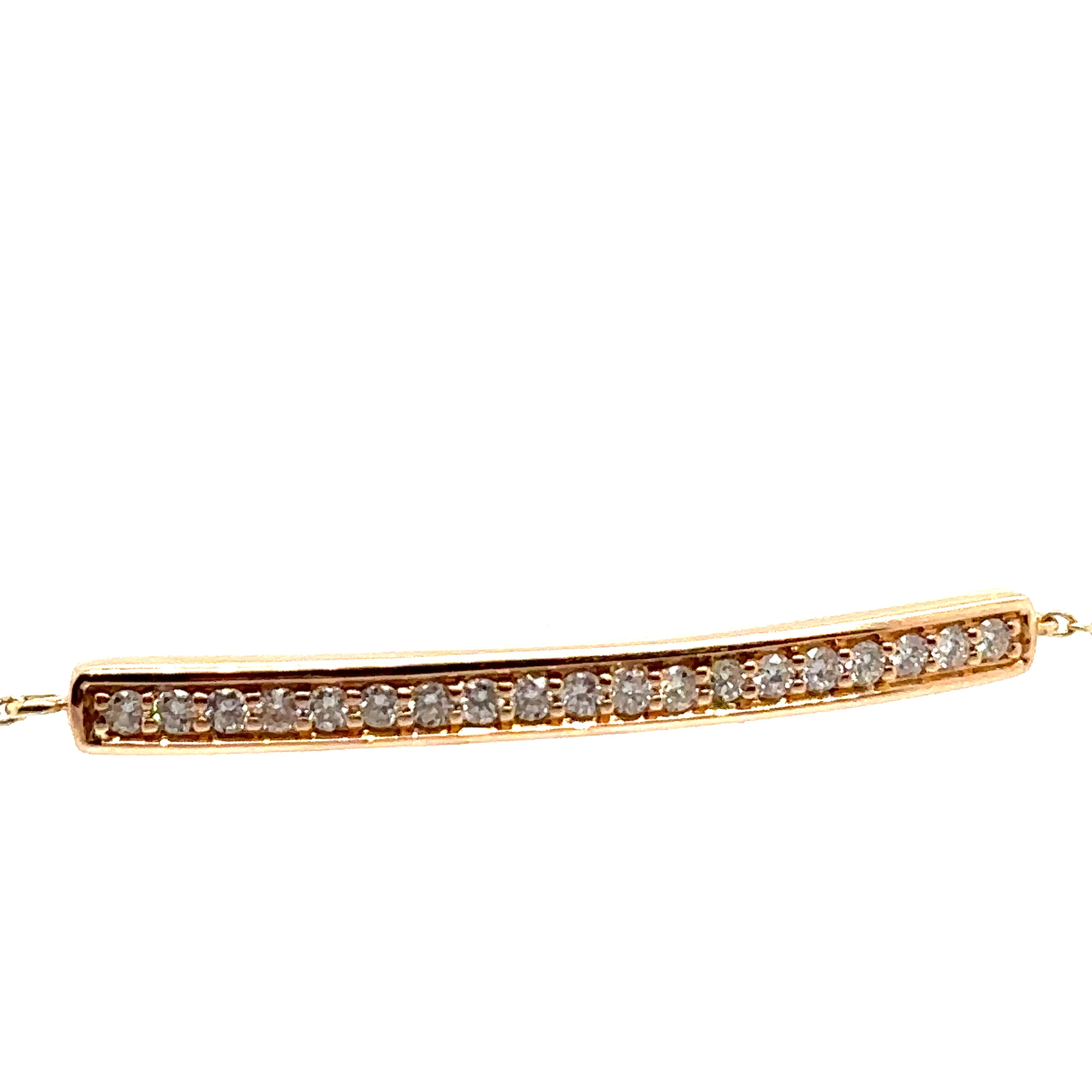 Bespoke Midas 18ct Rose Gold Chain 0.23ct - Image 7