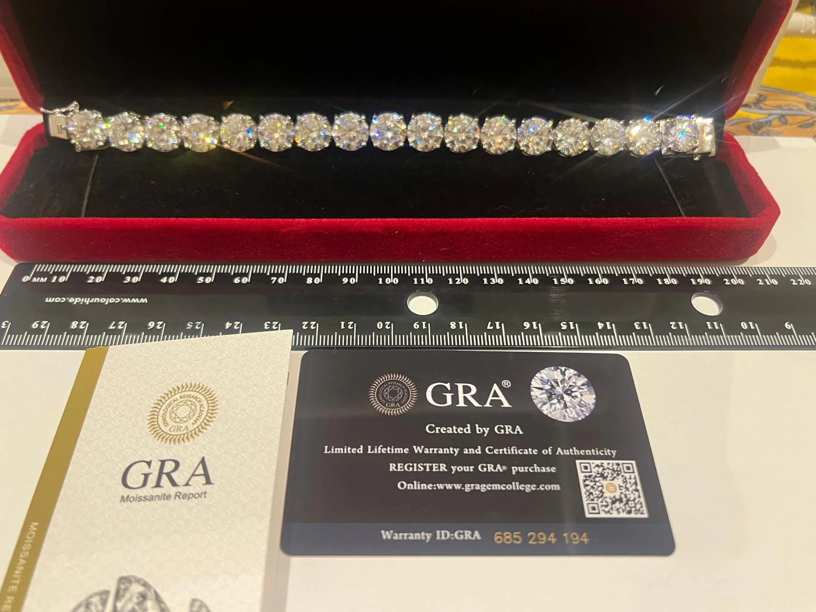 Bespoke Moissanite Bracelet 85.00ct - Image 12