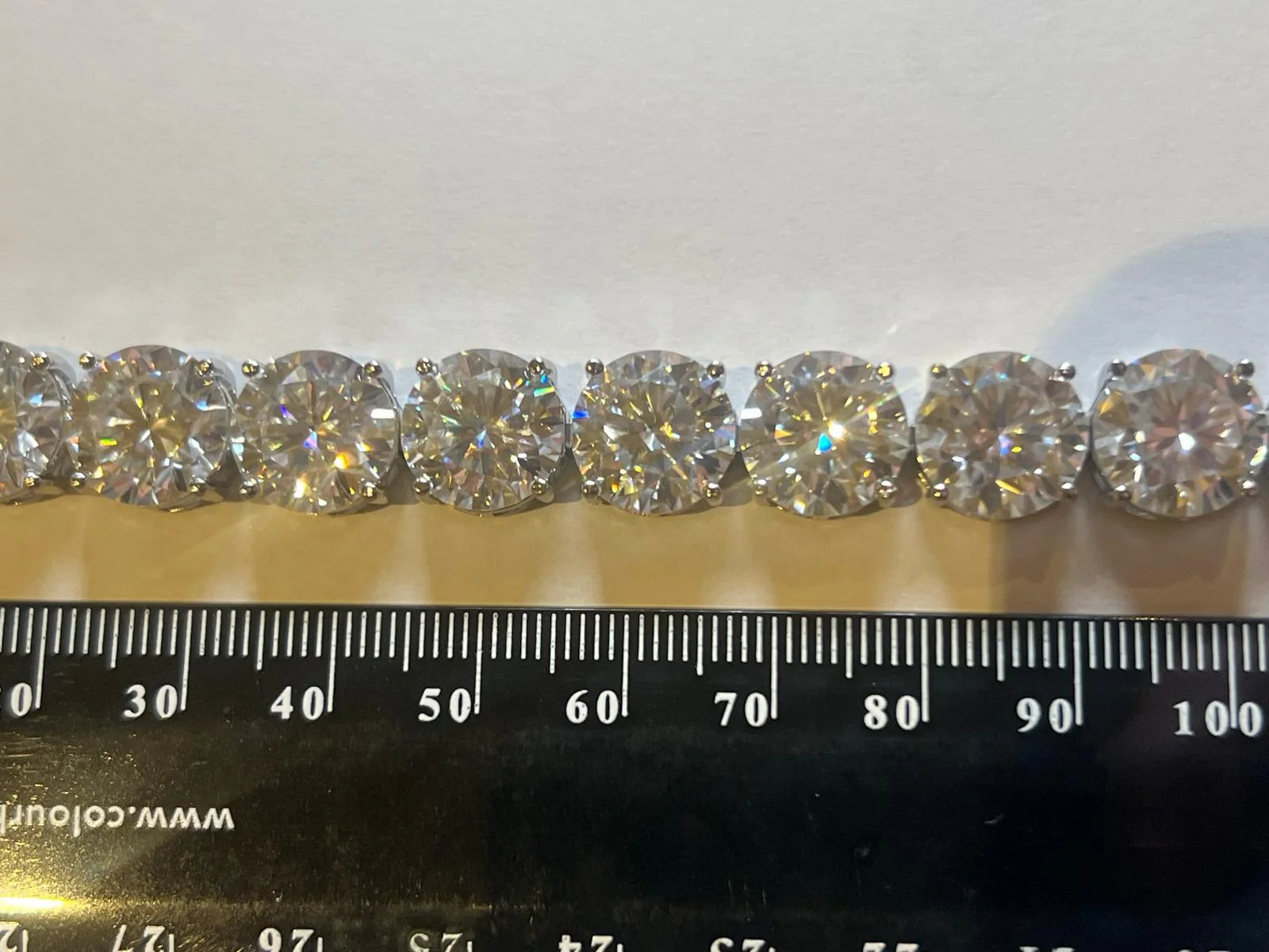Bespoke Moissanite Bracelet 85.00ct - Image 5