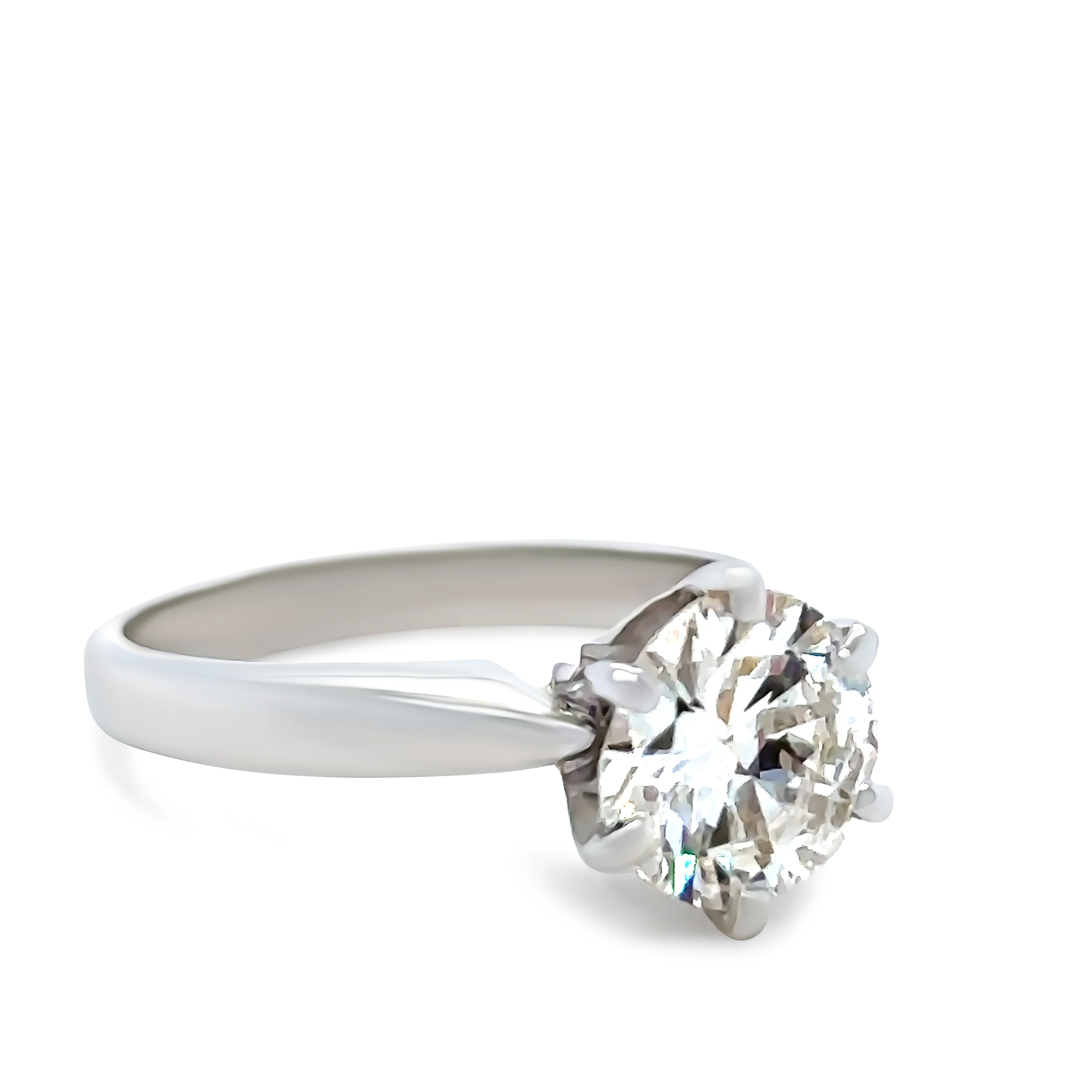 Bespoke Platinum Diamond Engagement Ring 1.48ct - Image 2