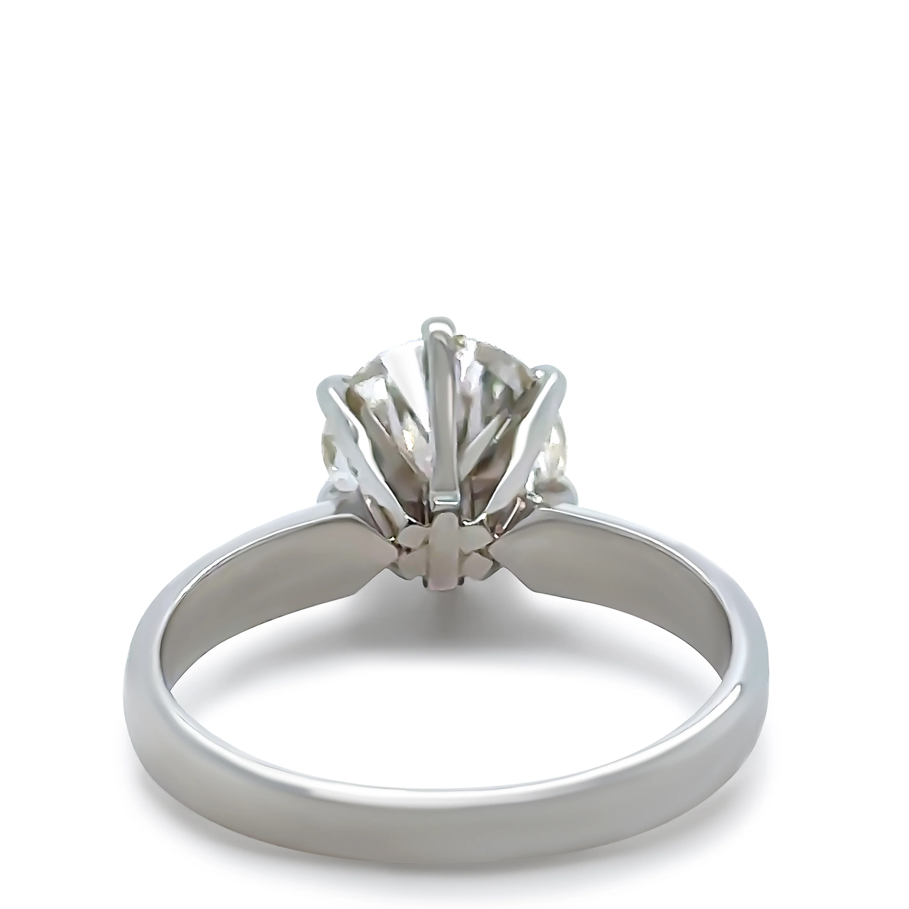 Bespoke Platinum Diamond Engagement Ring 1.48ct - Image 5