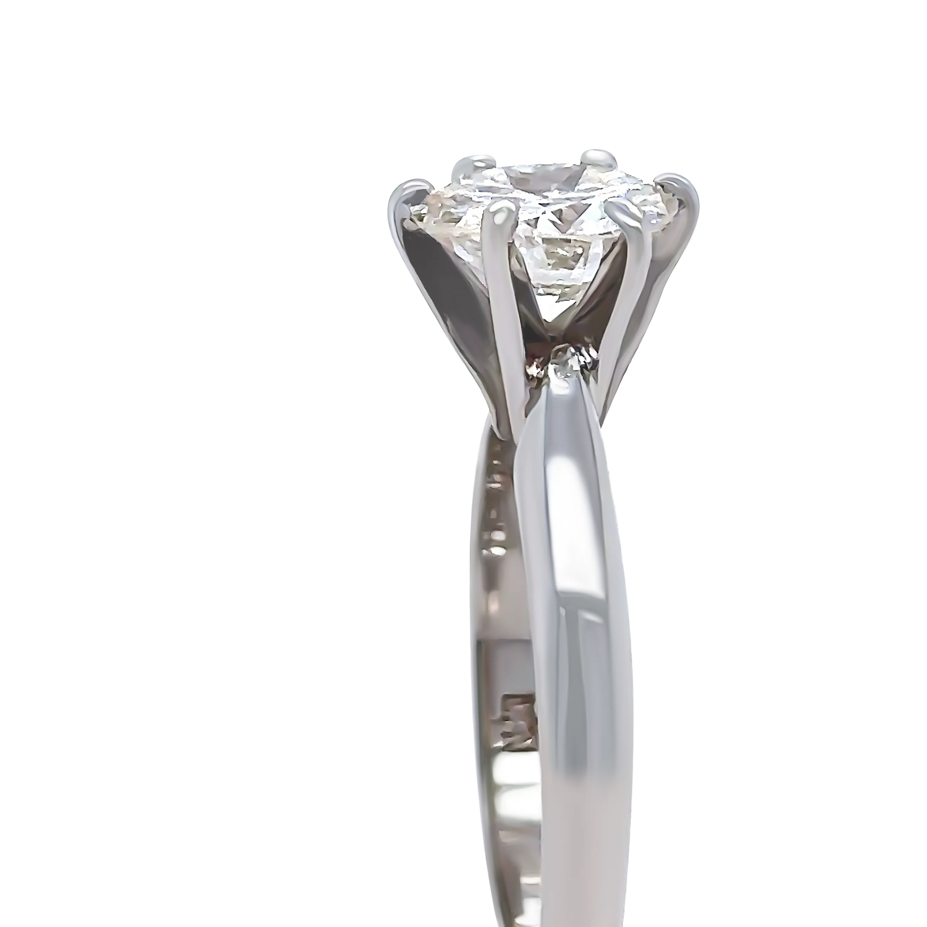 Bespoke Platinum Diamond Engagement Ring 1.48ct - Image 6