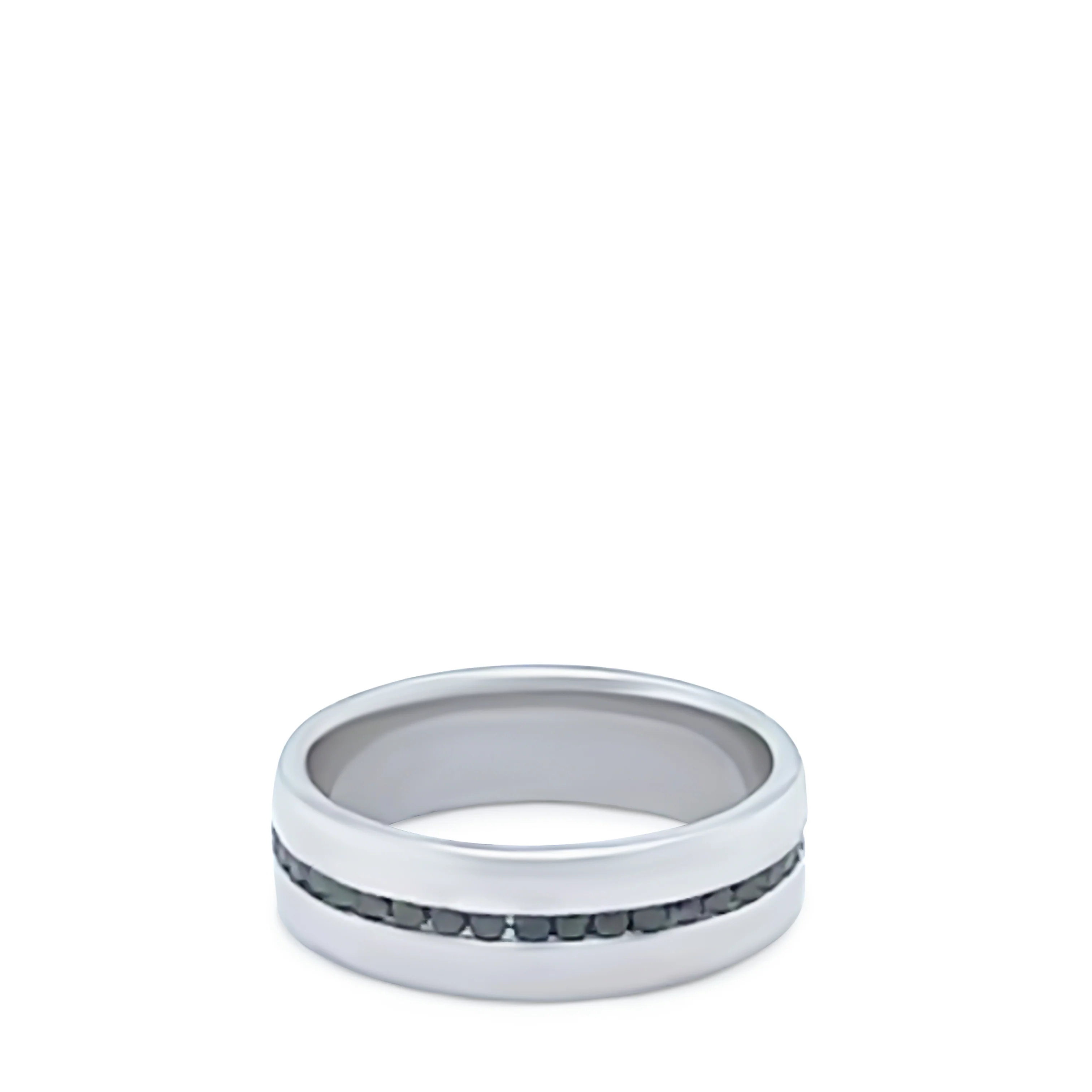 Bespoke Platinum Diamond Wedding Band 0.20ct - Image 4