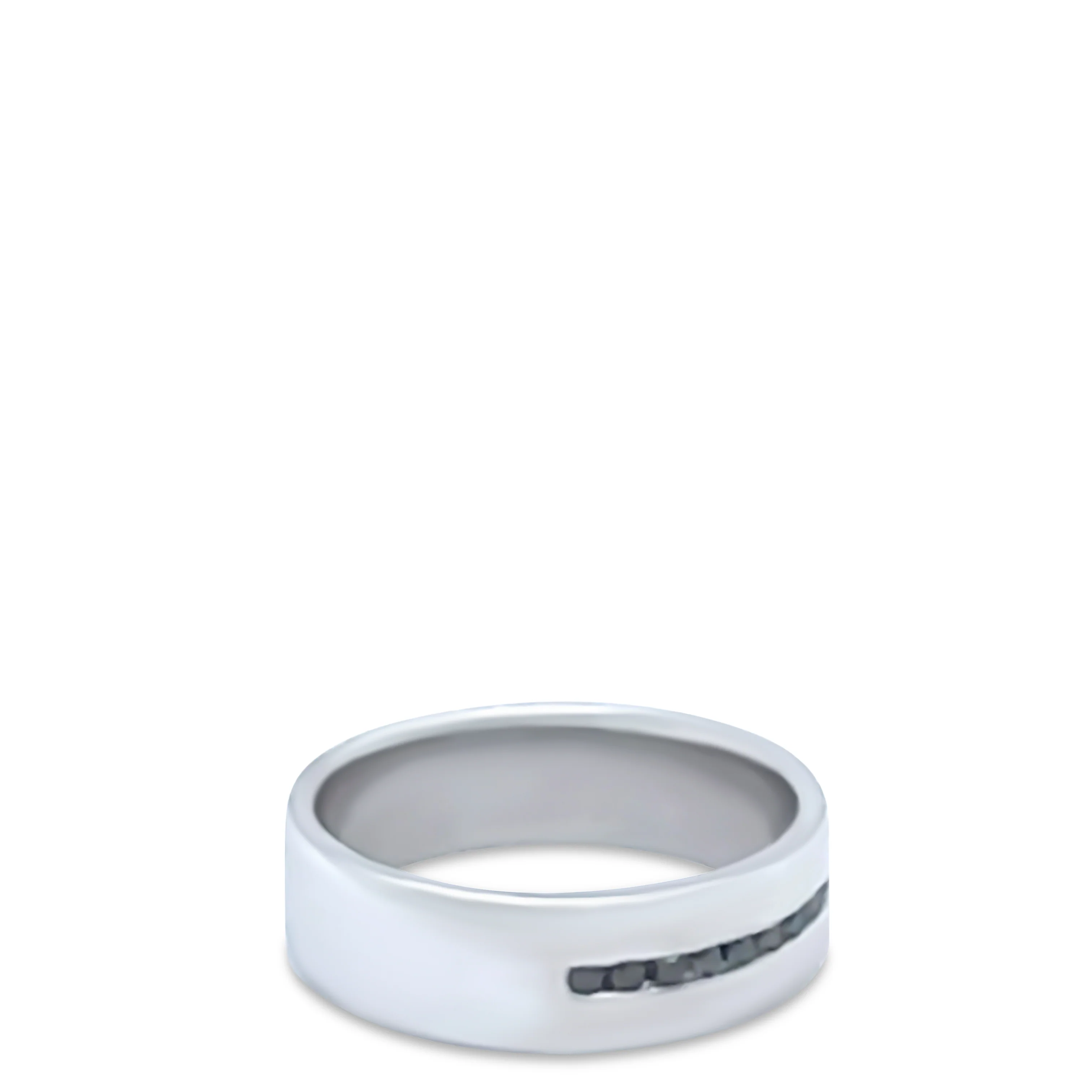 Bespoke Platinum Diamond Wedding Band 0.20ct - Image 5