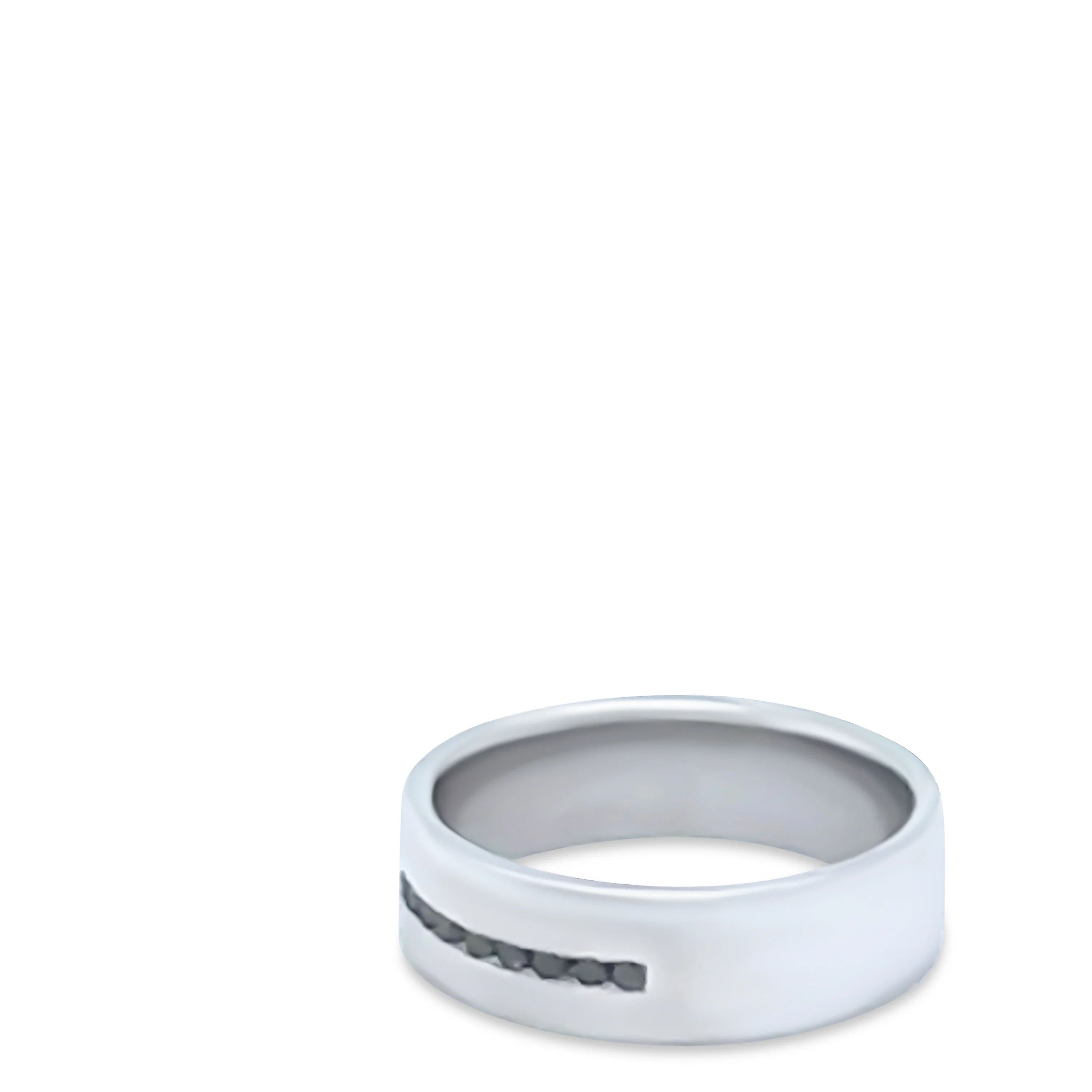 Bespoke Platinum Diamond Wedding Band 0.20ct - Image 7