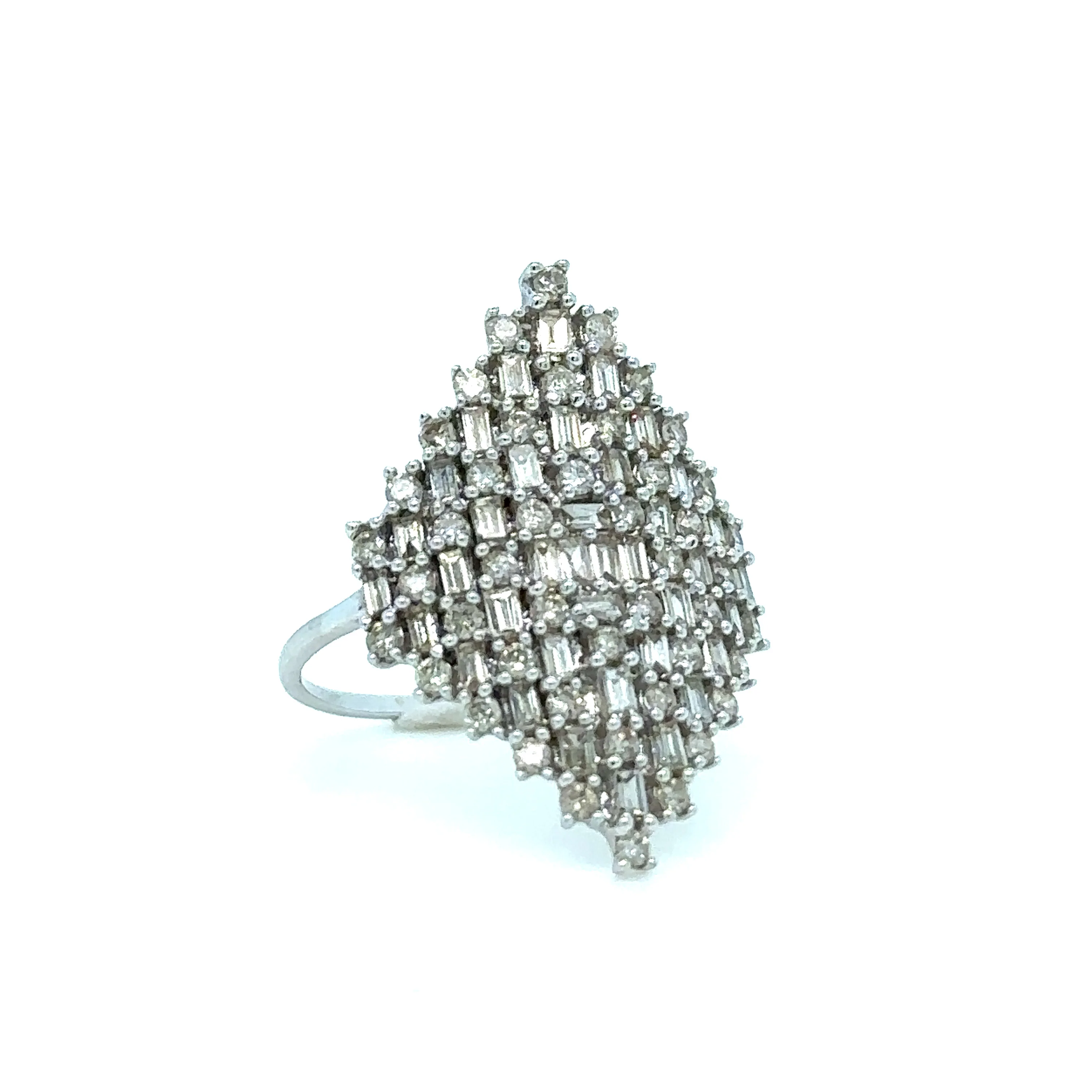 Bespoke Small Diamond Ring 1ct - Image 6