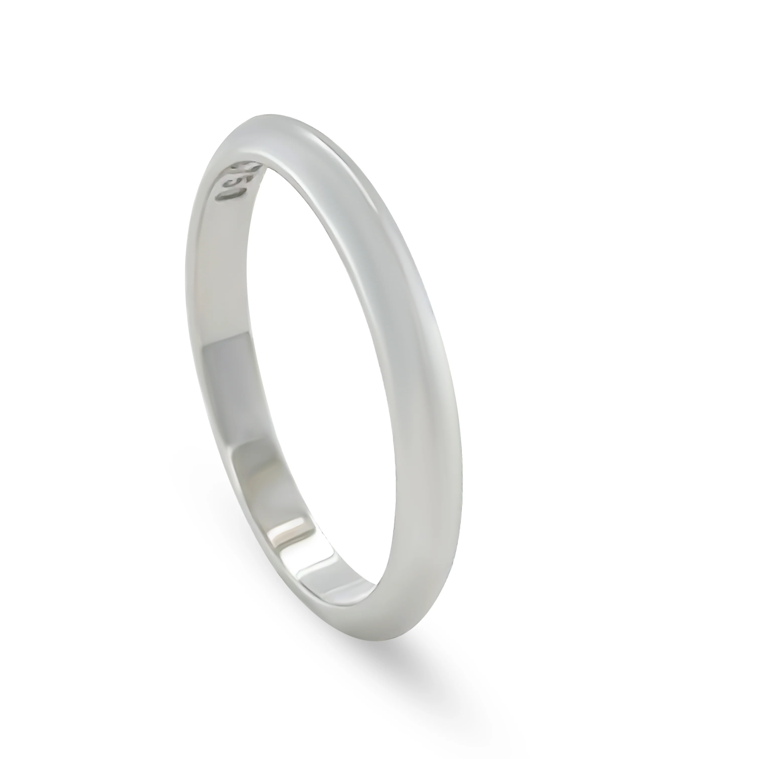 Bespoke 18ct White Gold Wedding Band 2.3g - Image 2