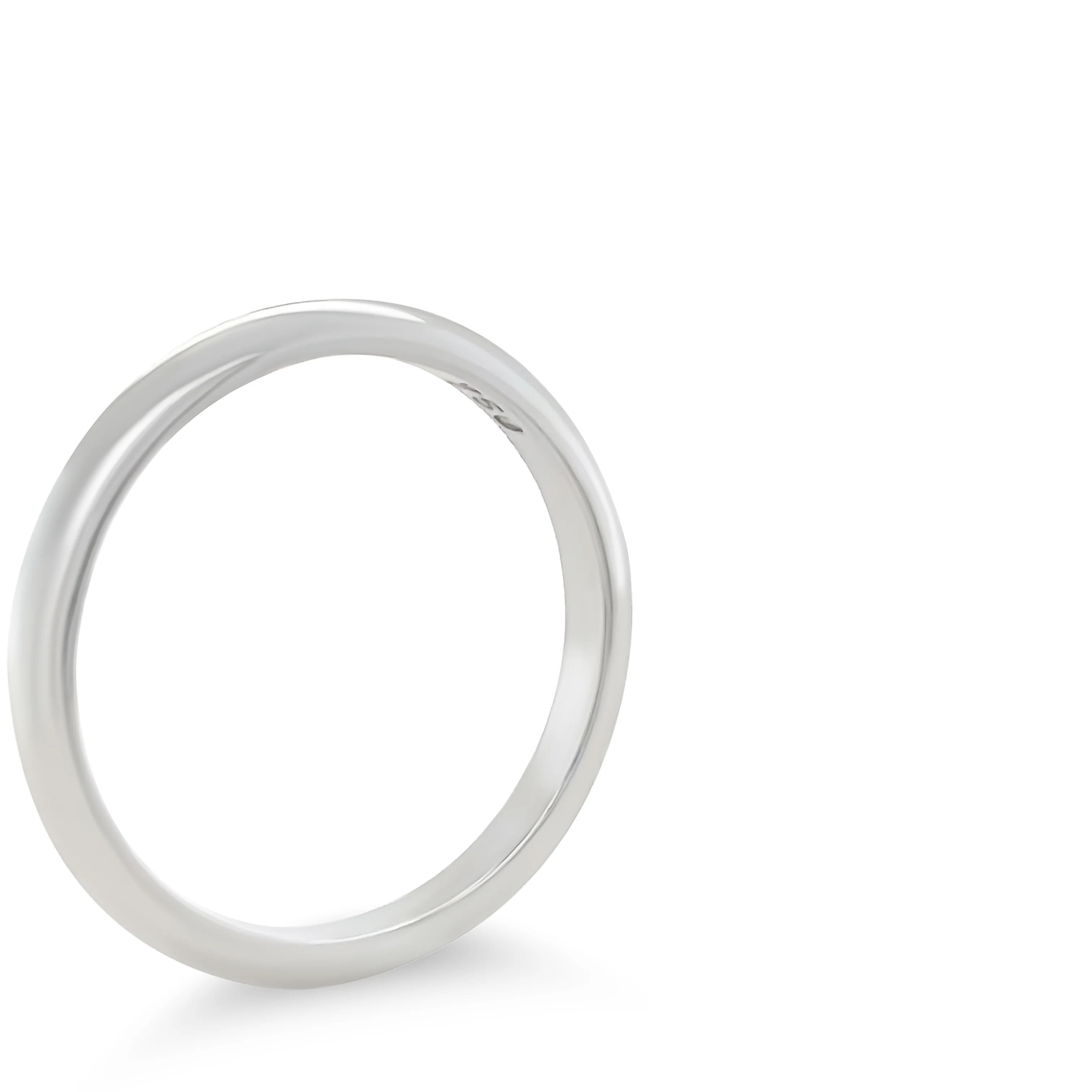 Bespoke 18ct White Gold Wedding Band 2.3g - Image 4