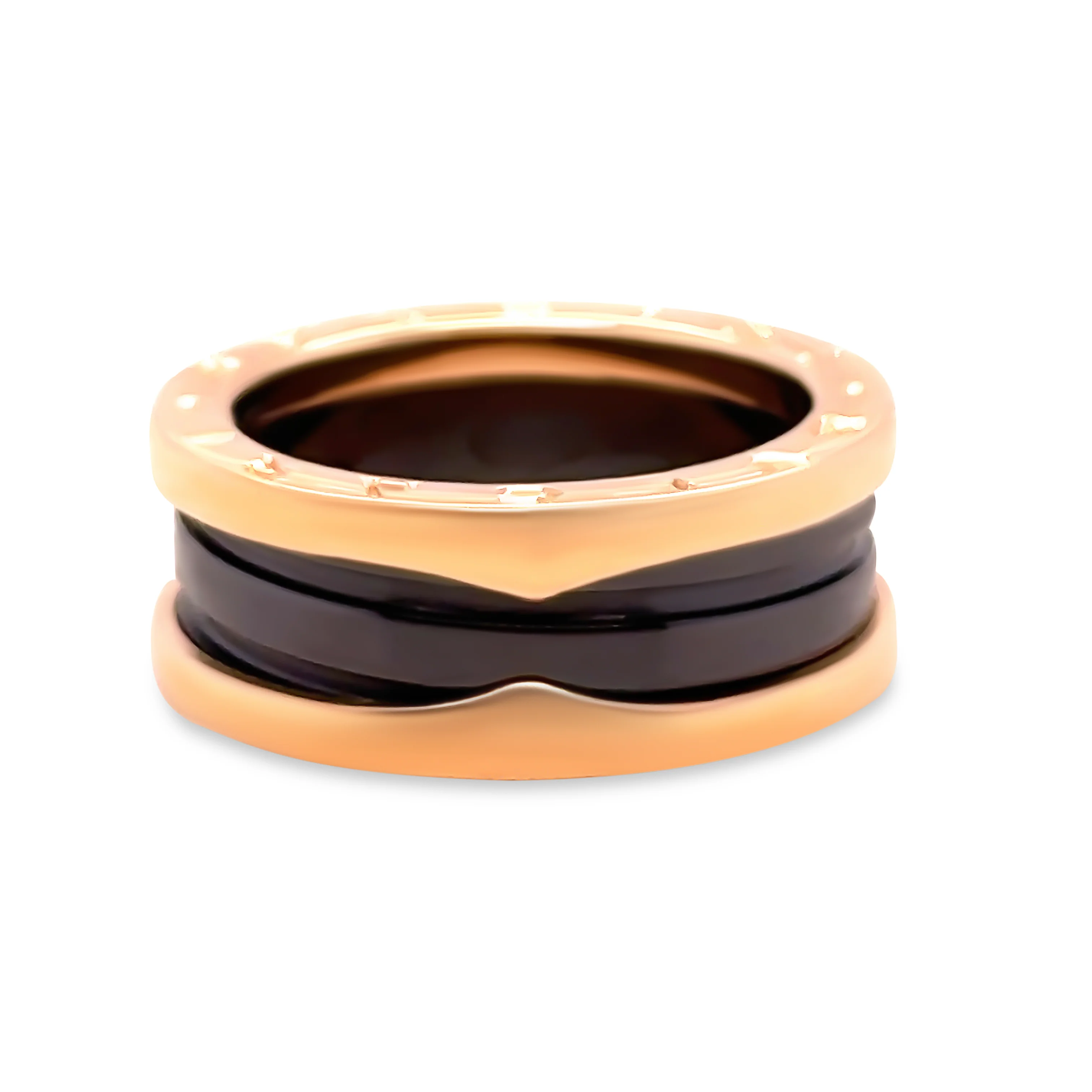 Bvlgari 18ct Rose Gold B.Zero1 Four Band Ring 8g - Image 3
