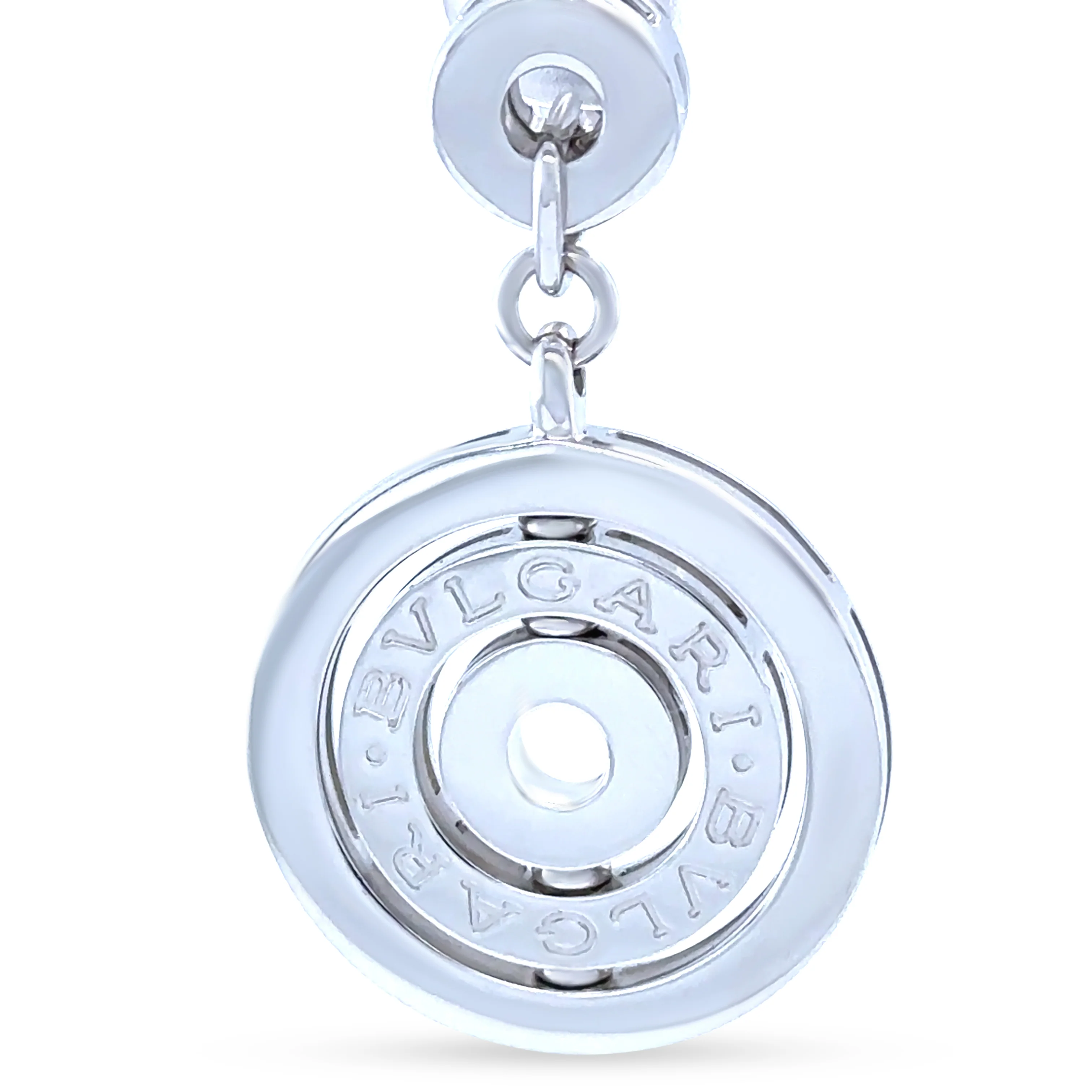 Bvlgari 18ct White Gold Astrale Earrings 21.43g - Image 6