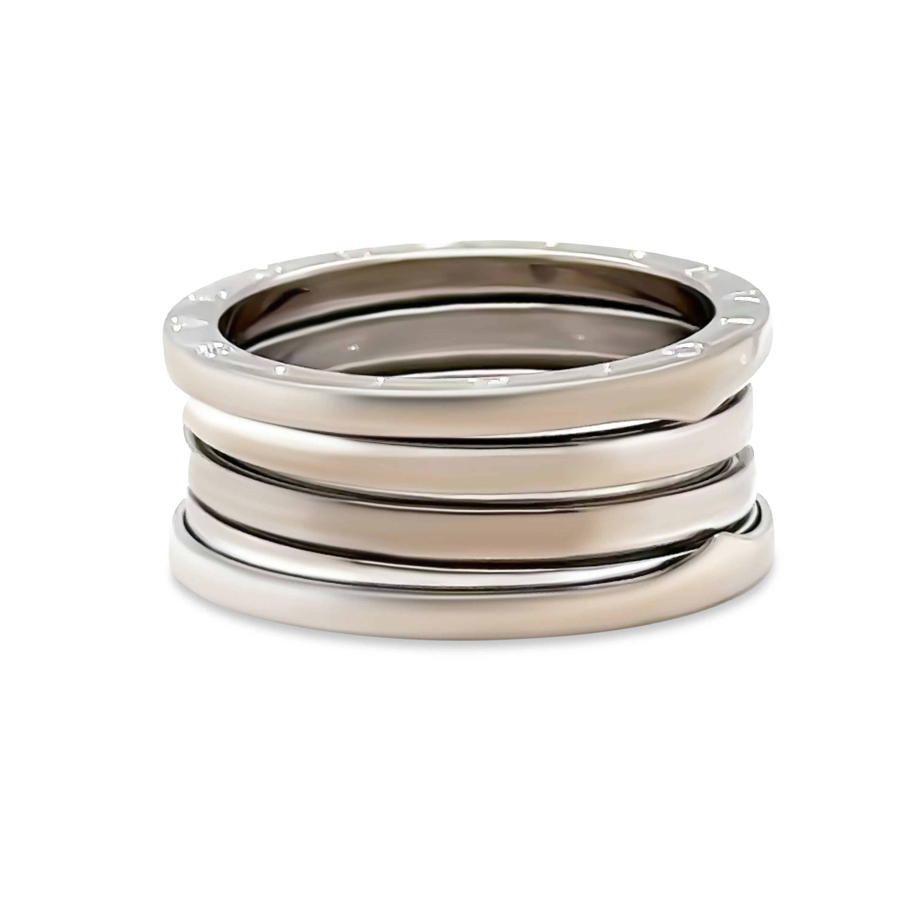 Bvlgari 18ct White Gold B.Zero1 Four Band Ring 14.22g - Image 5
