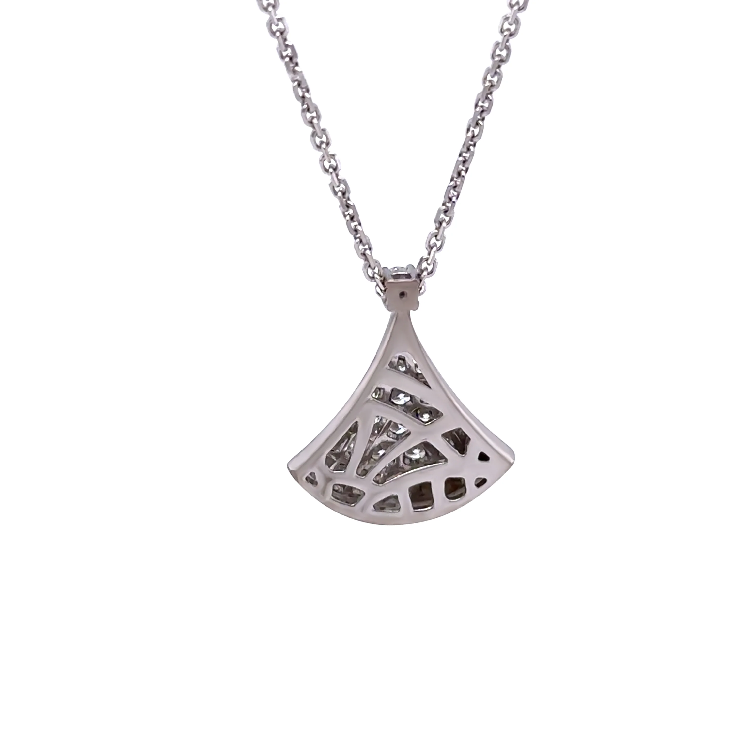 Bvlgari 18ct White Gold Divas’ Dream Necklace 0.45ct 5.41g - Image 3