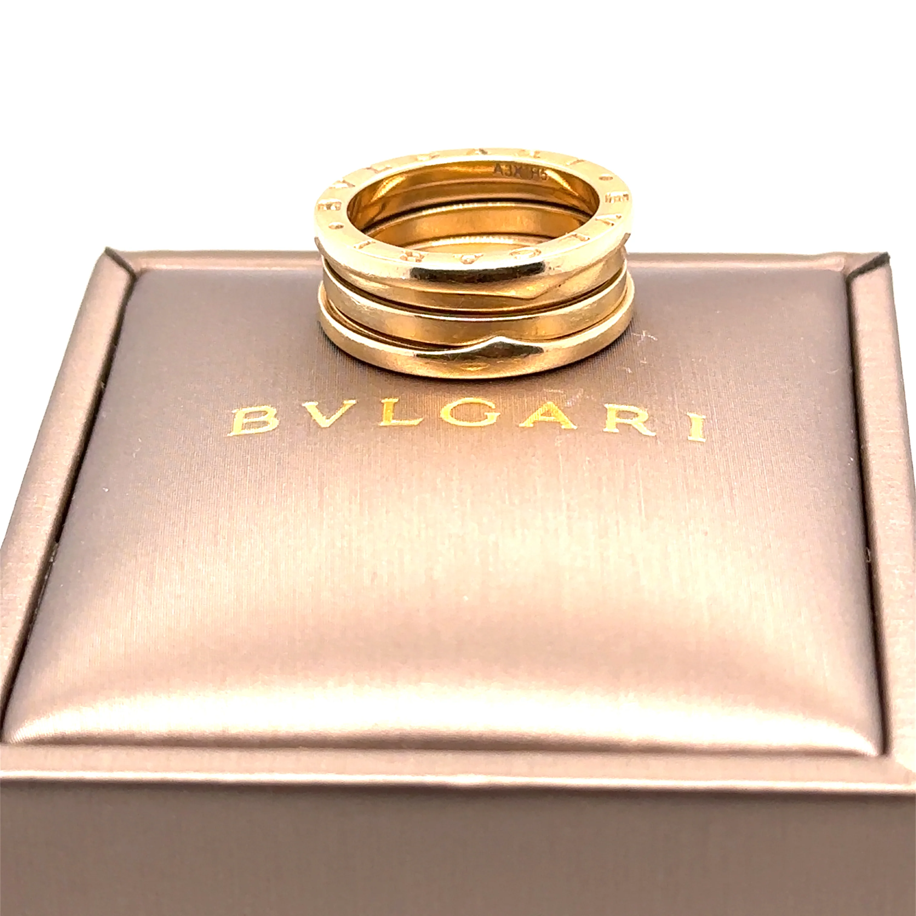 Bvlgari 18ct Yellow Gold B.Zero1 3-Band Ring 9.88g - Image 6