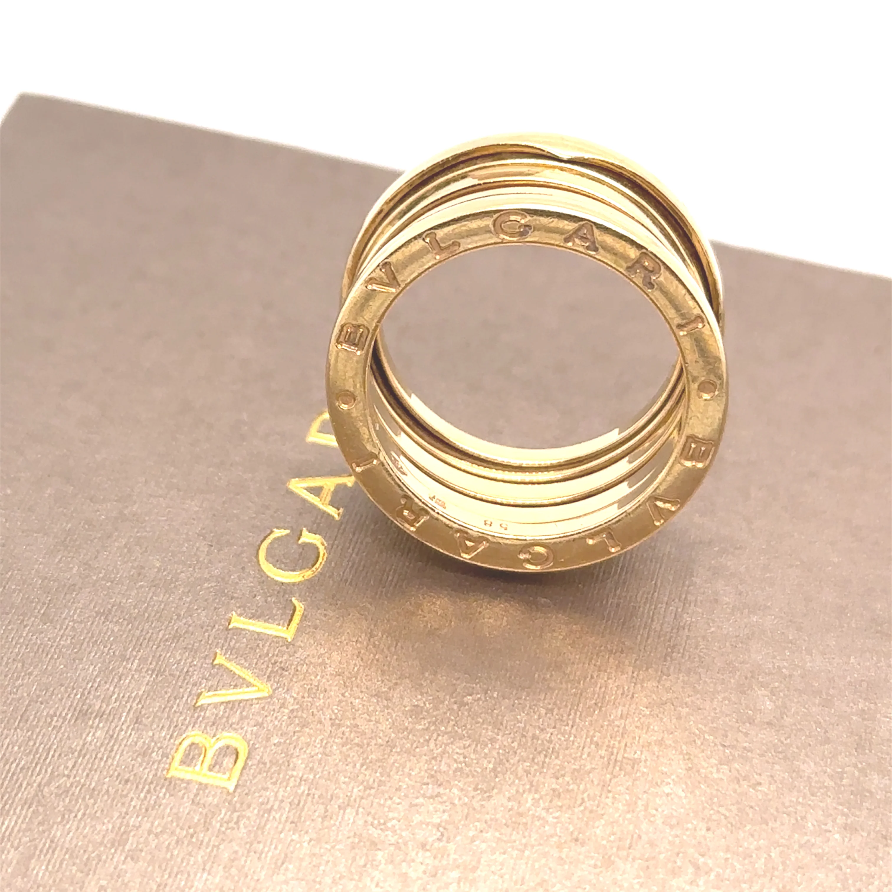 Bvlgari 18ct Yellow Gold B.Zero1 Four-Band Ring 12.19g - Image 4