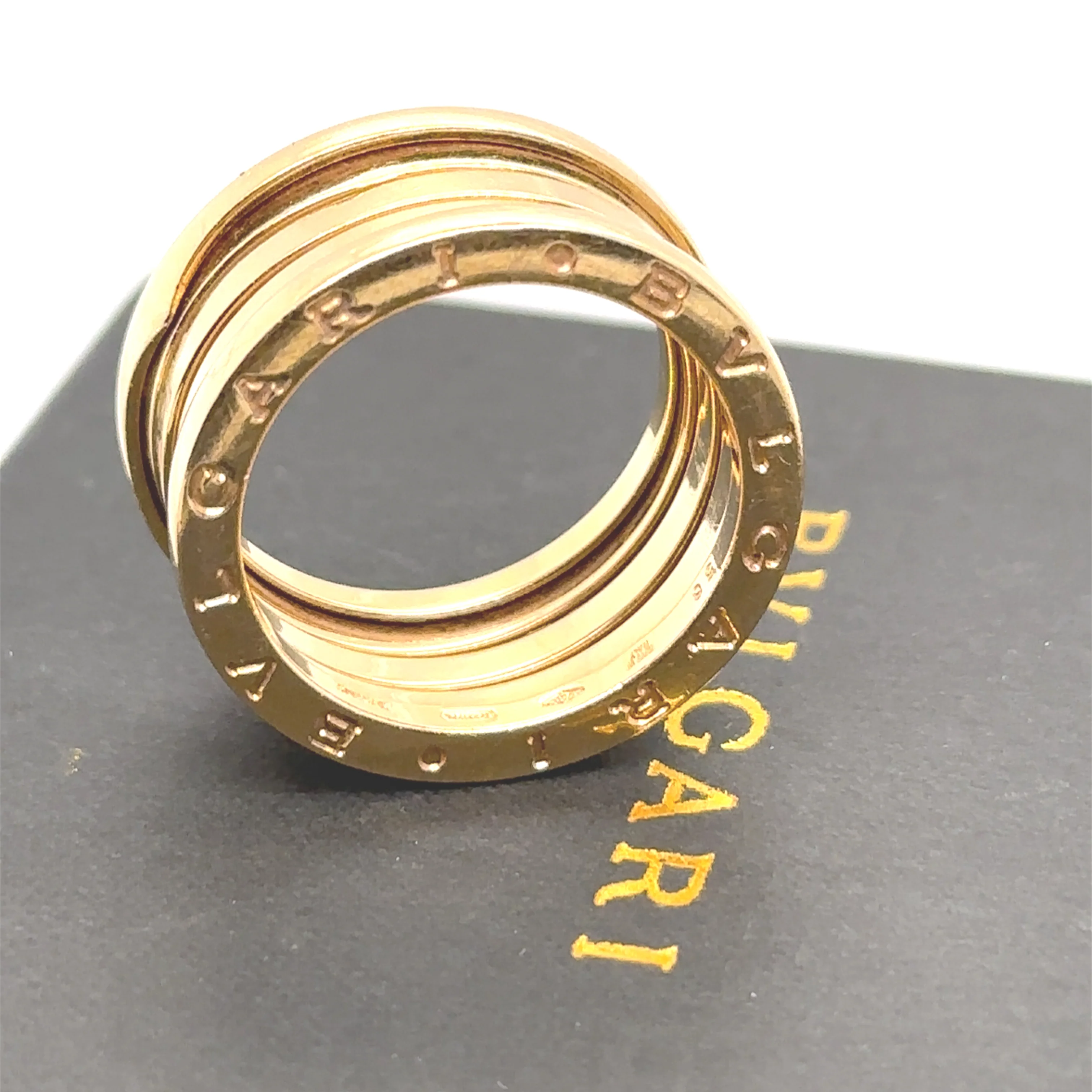 Bvlgari 18ct Yellow Gold B.Zero1 Four-Band Ring 12.19g - Image 6