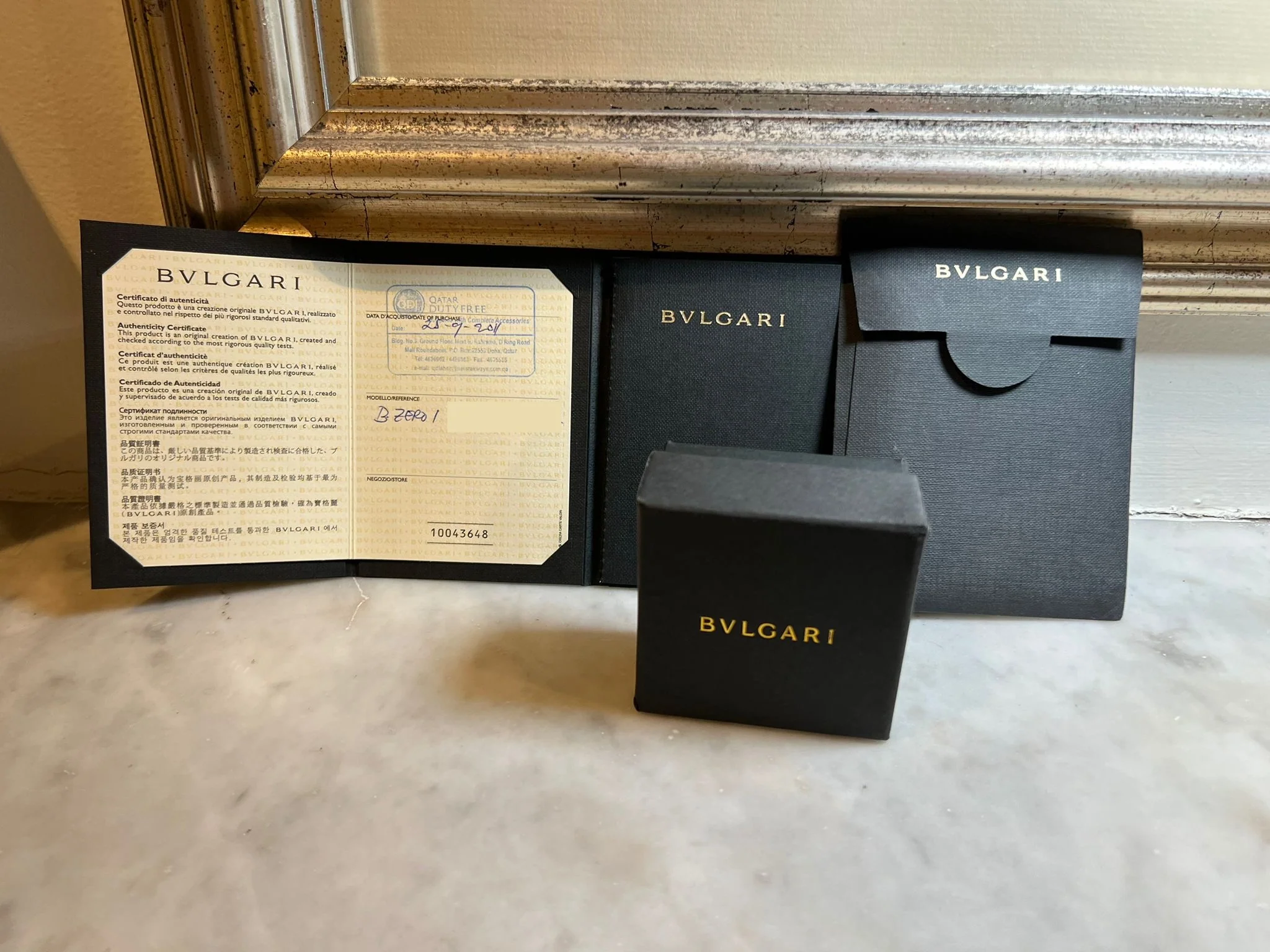 Bvlgari 18ct Yellow Gold B.Zero1 Four-Band Ring 12.19g - Image 9