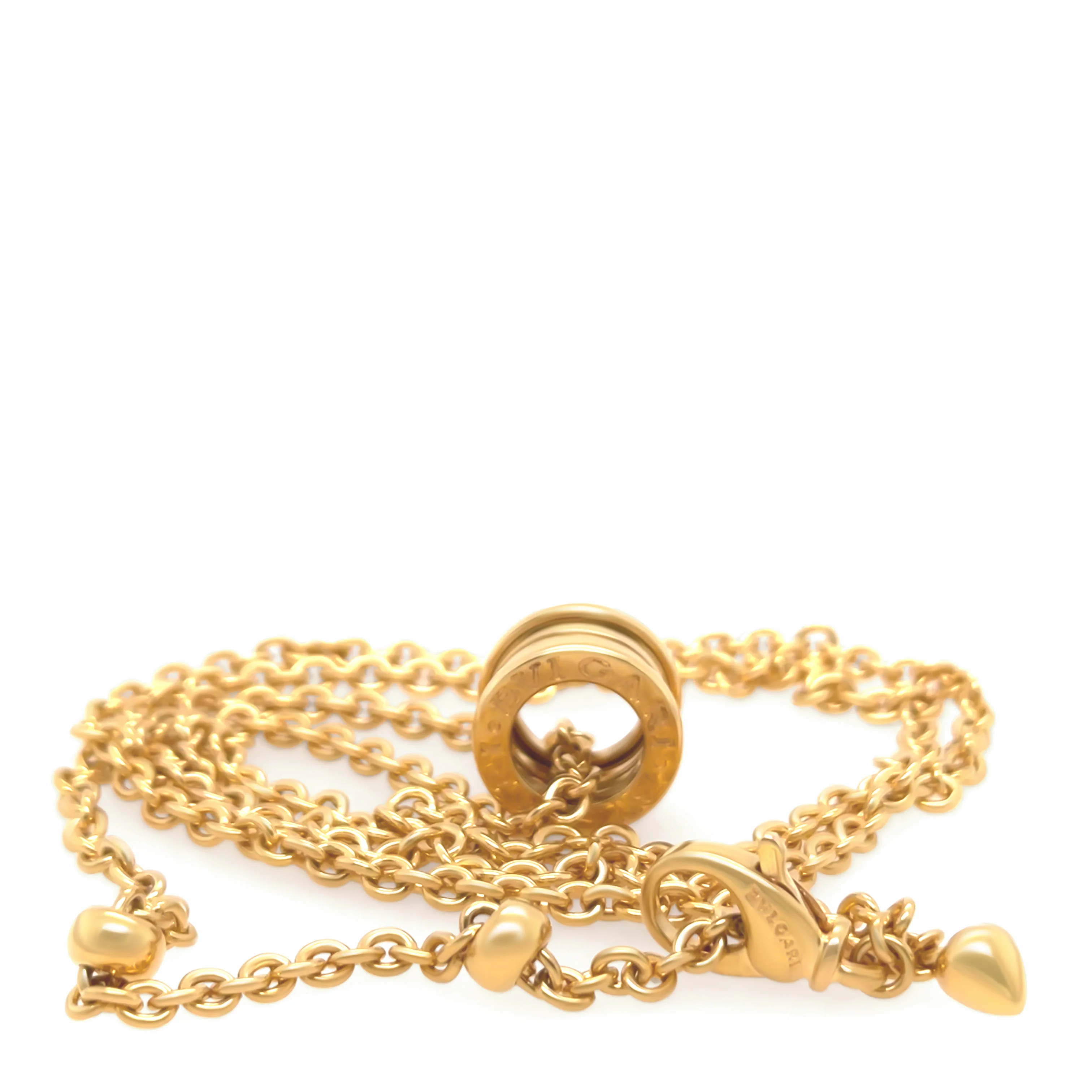 Bvlgari 18ct Yellow Gold Catene Chain Necklace with B.Zero1 Mini Pendant 37.31g - Image 5