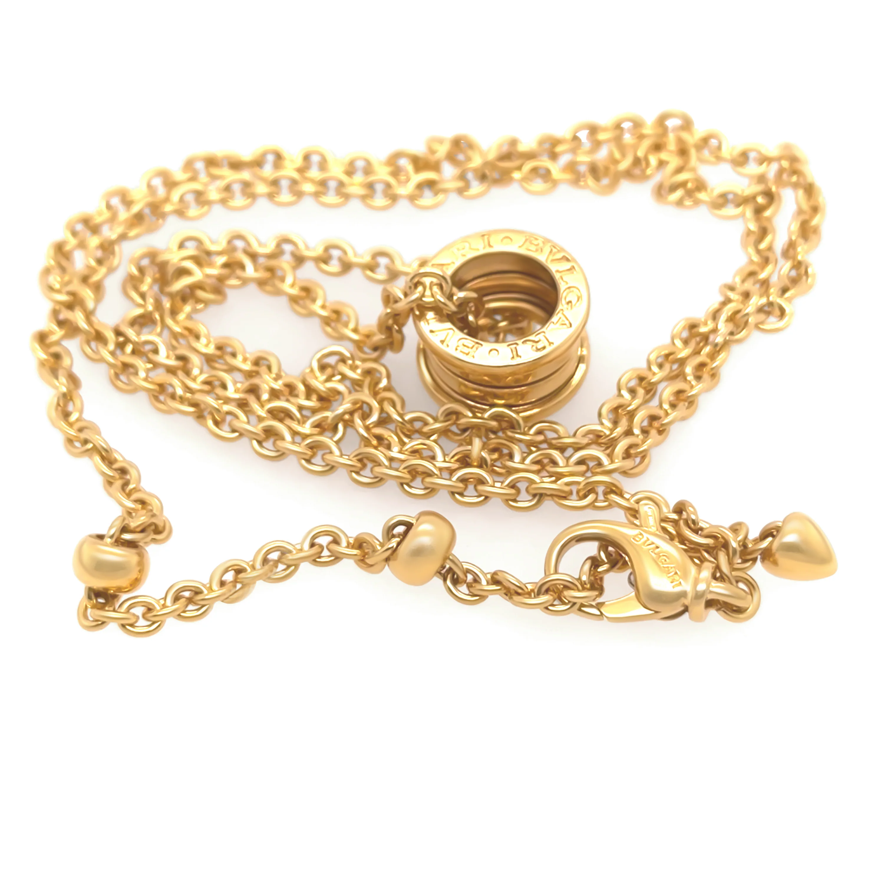 Bvlgari 18ct Yellow Gold Catene Chain Necklace with B.Zero1 Mini Pendant 37.31g - Image 6