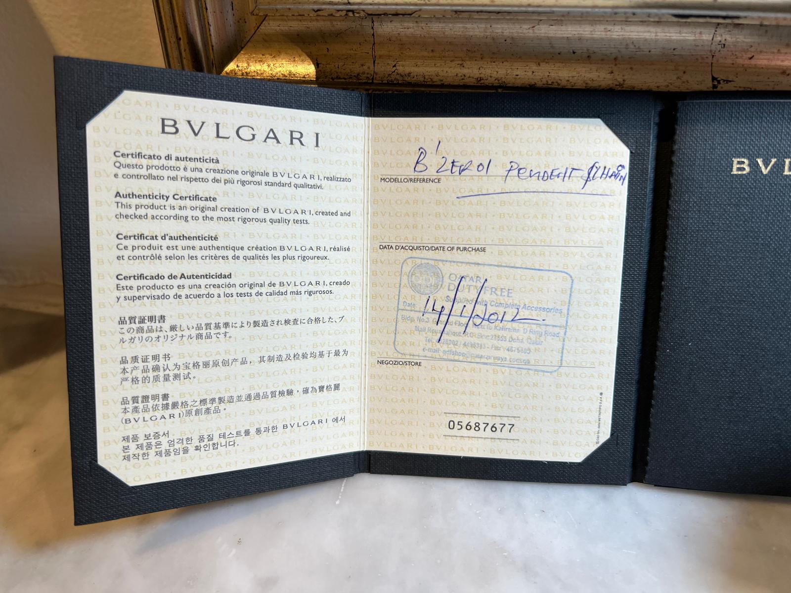 Bvlgari 18ct Yellow Gold Catene Chain Necklace with B.Zero1 Mini Pendant 37.31g - Image 9