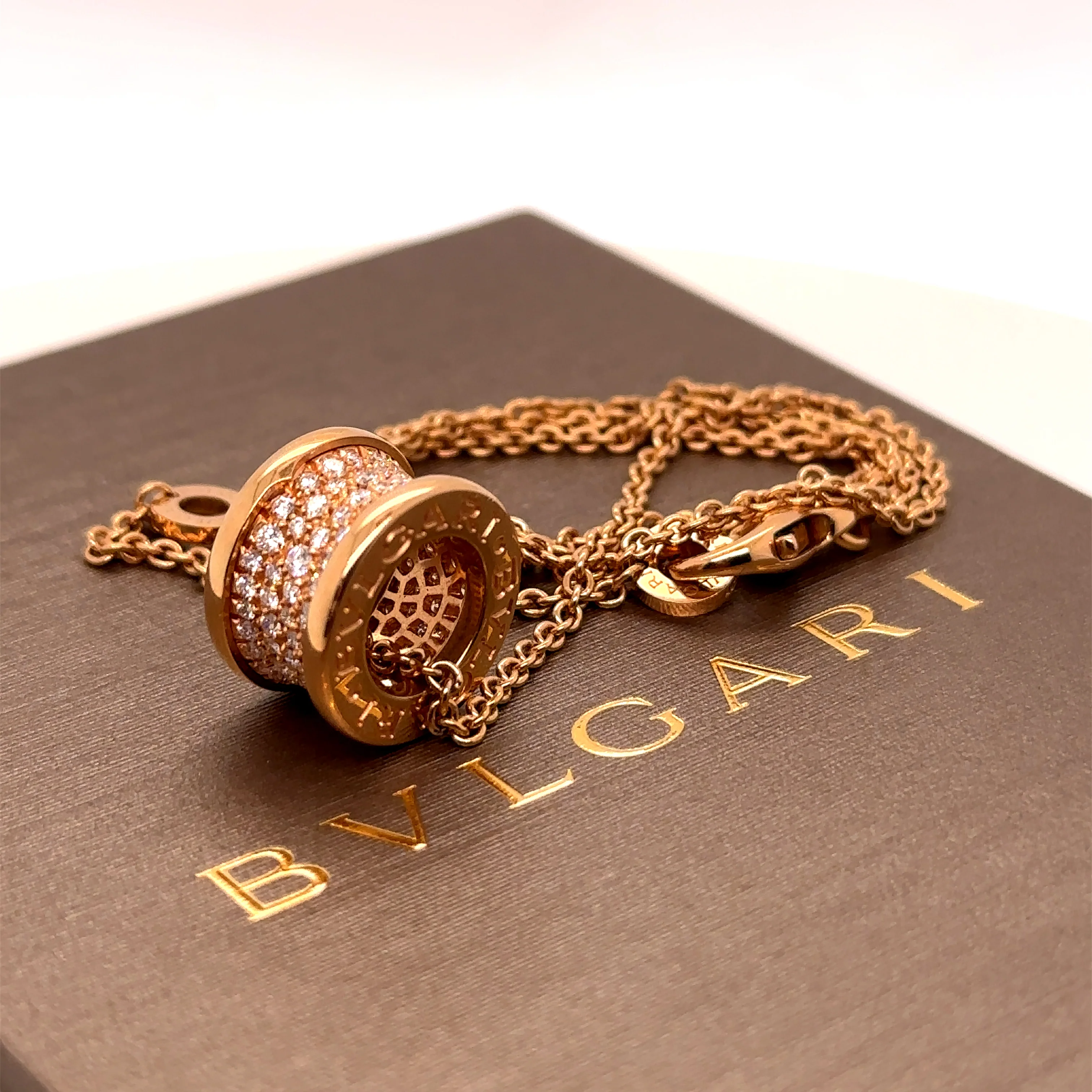 Bvlgari B.Zero 1 Necklace Rose Gold 0.87ct - Image 3