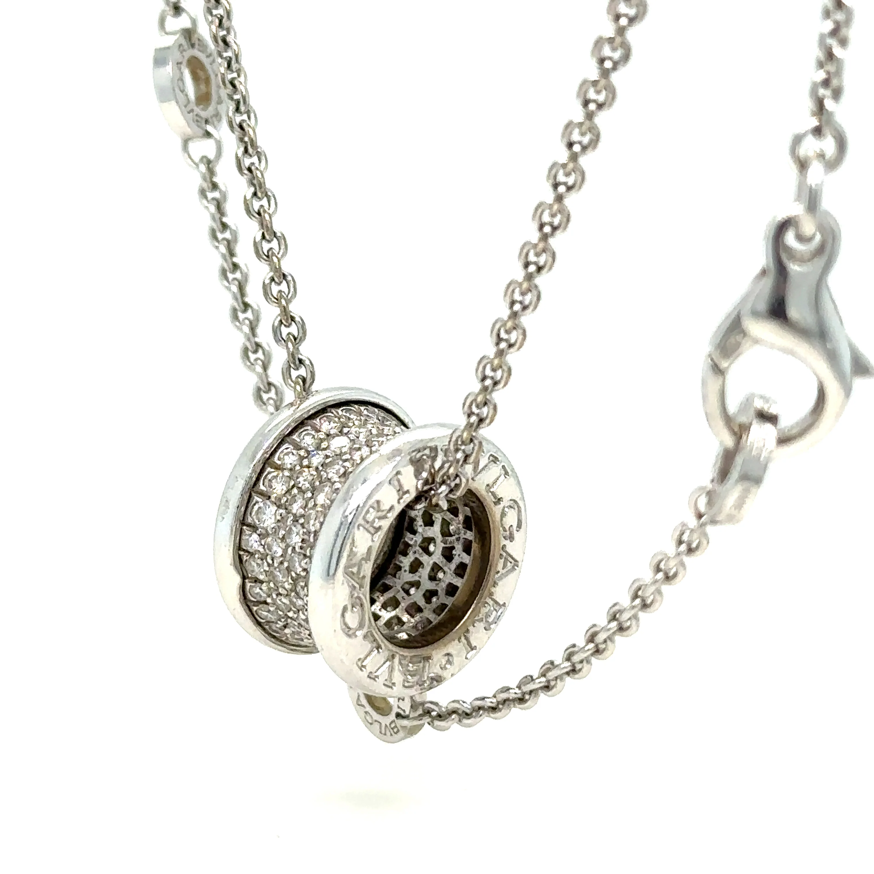 Bvlgari B.Zero 1 Necklace White Gold 0.87ct - Image 3