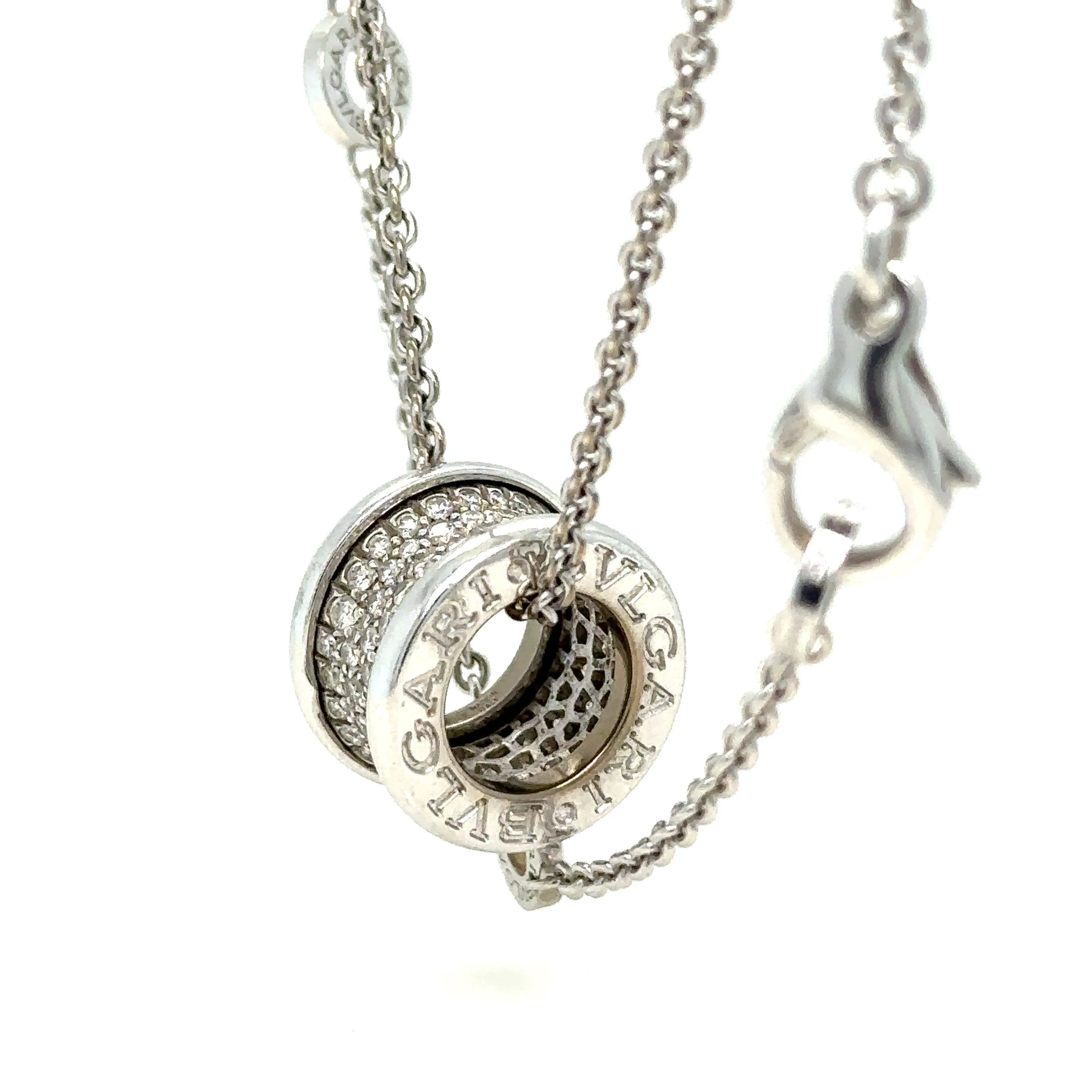Bvlgari B.Zero 1 Necklace White Gold 0.87ct - Image 4