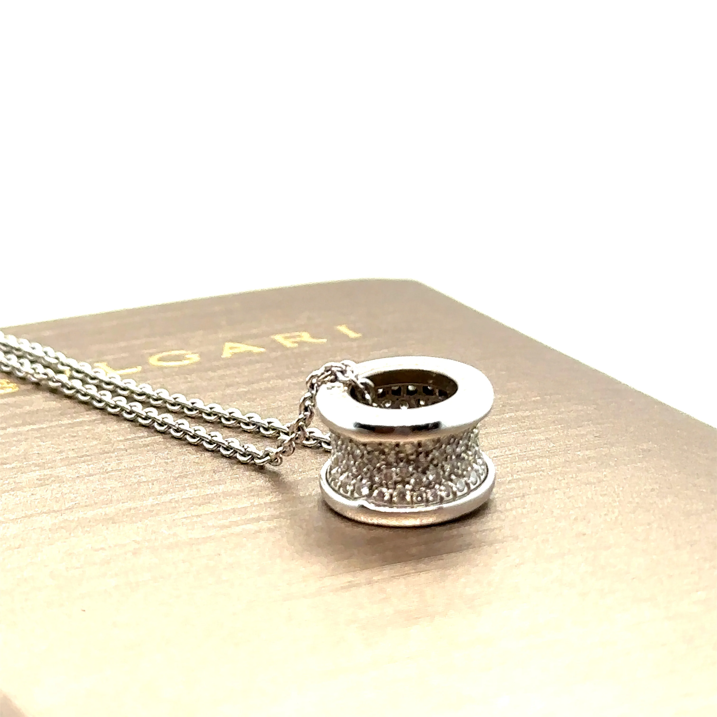 Bvlgari B.Zero 1 Necklace White Gold 0.87ct - Image 7