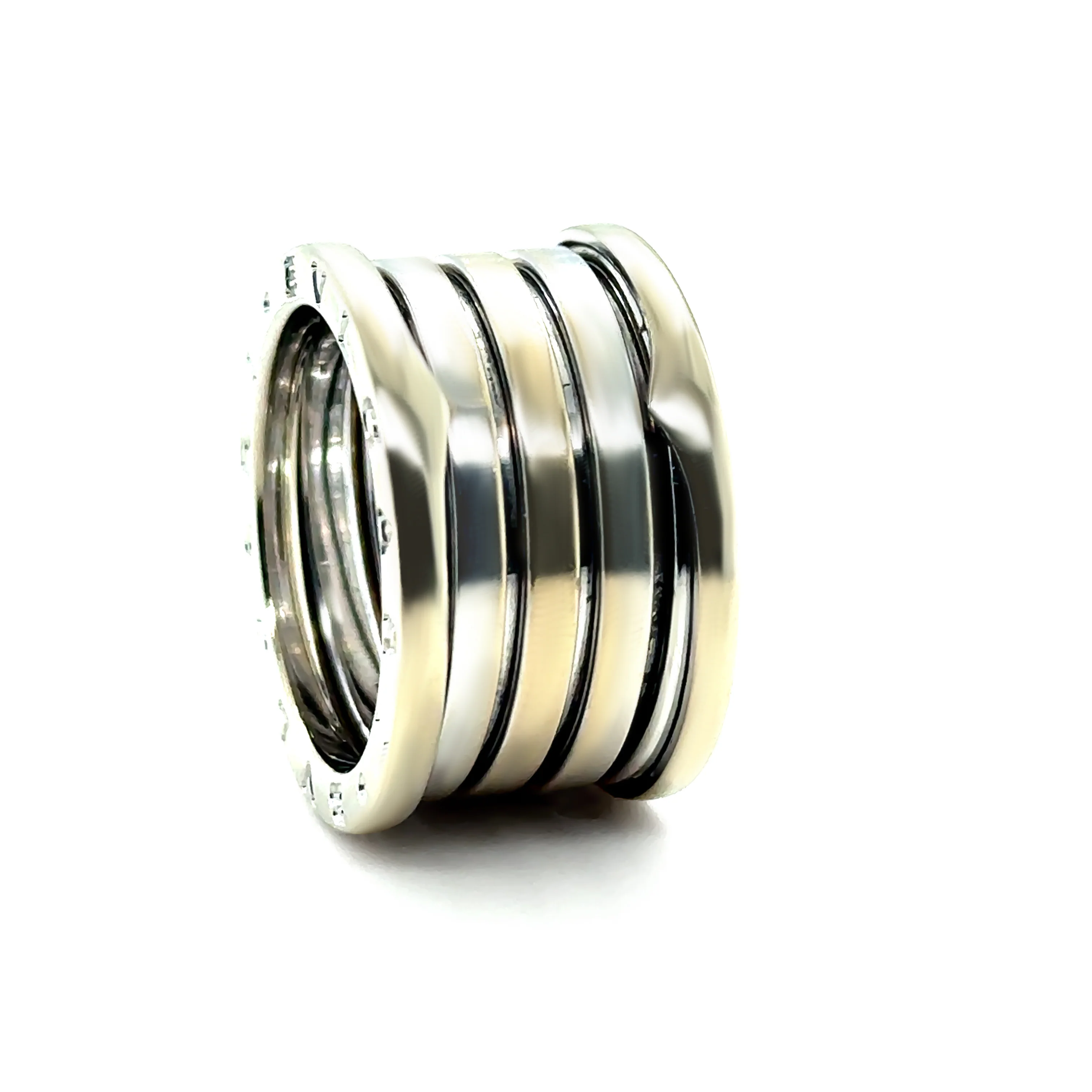 Bvlgari B.zero1 18ct White Gold 4-Band Ring 12.78g - Image 3