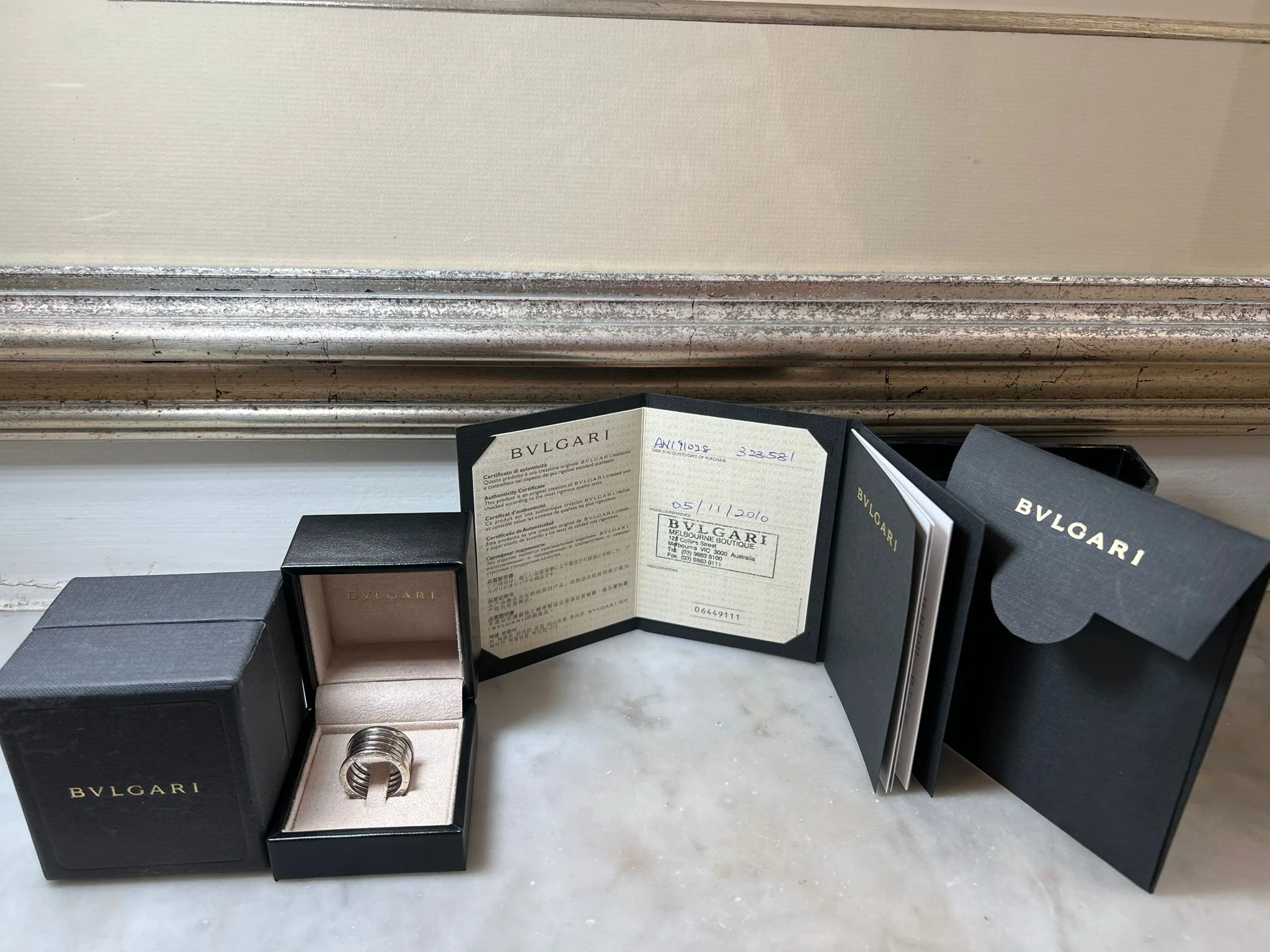 Bvlgari B.zero1 18ct White Gold 4-Band Ring 12.78g - Image 6
