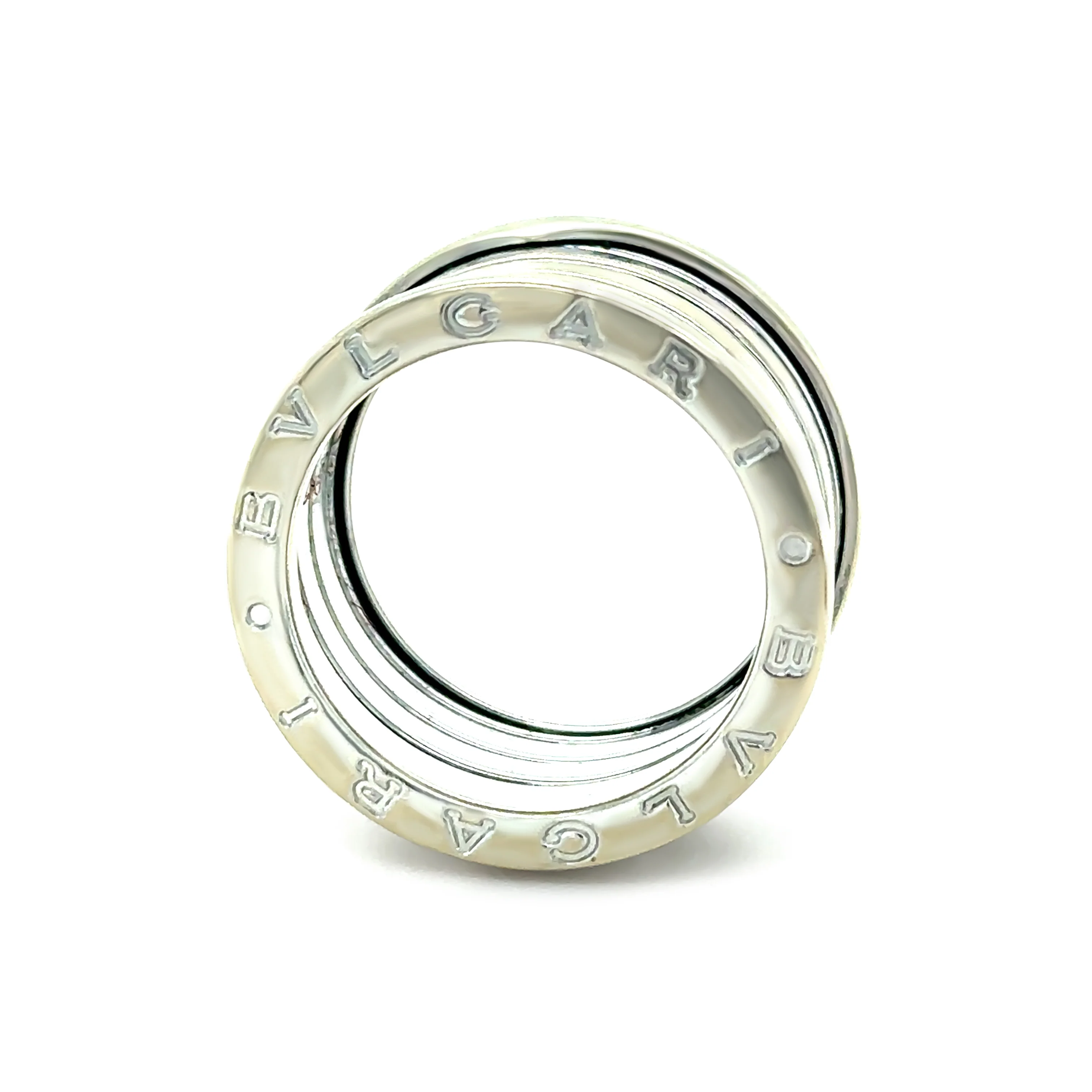 Bvlgari B.zero1 18ct White Gold 4-Band Ring 12.78g - Image 8