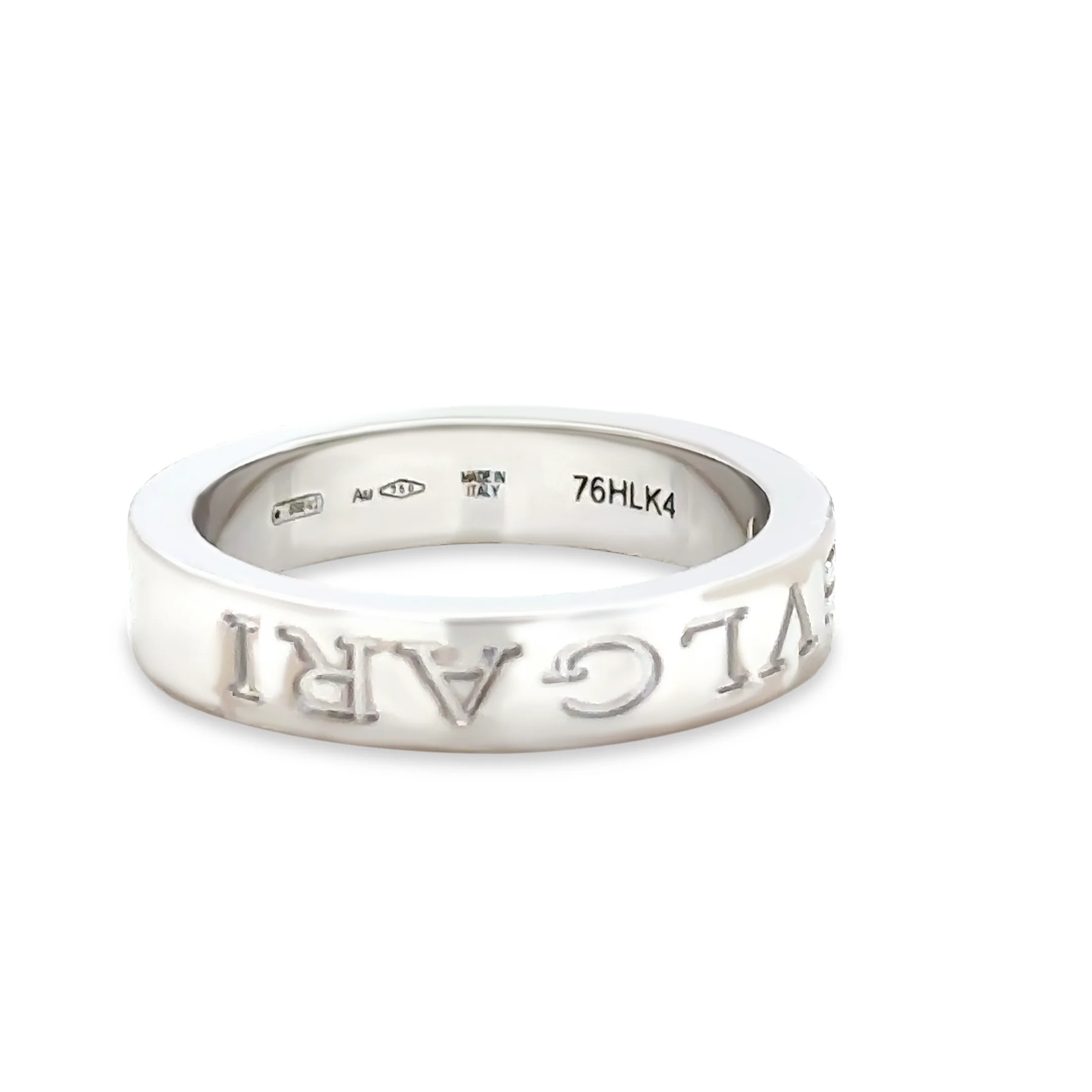 Bvlgari B.zero1 18ct White Gold Diamond Ring 0.04ct 7g - Image 4