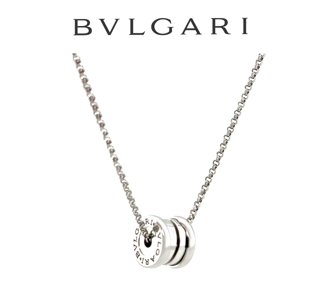 Bvlgari B.zero1 18ct White Gold Mini Pendant Necklace 7.38g