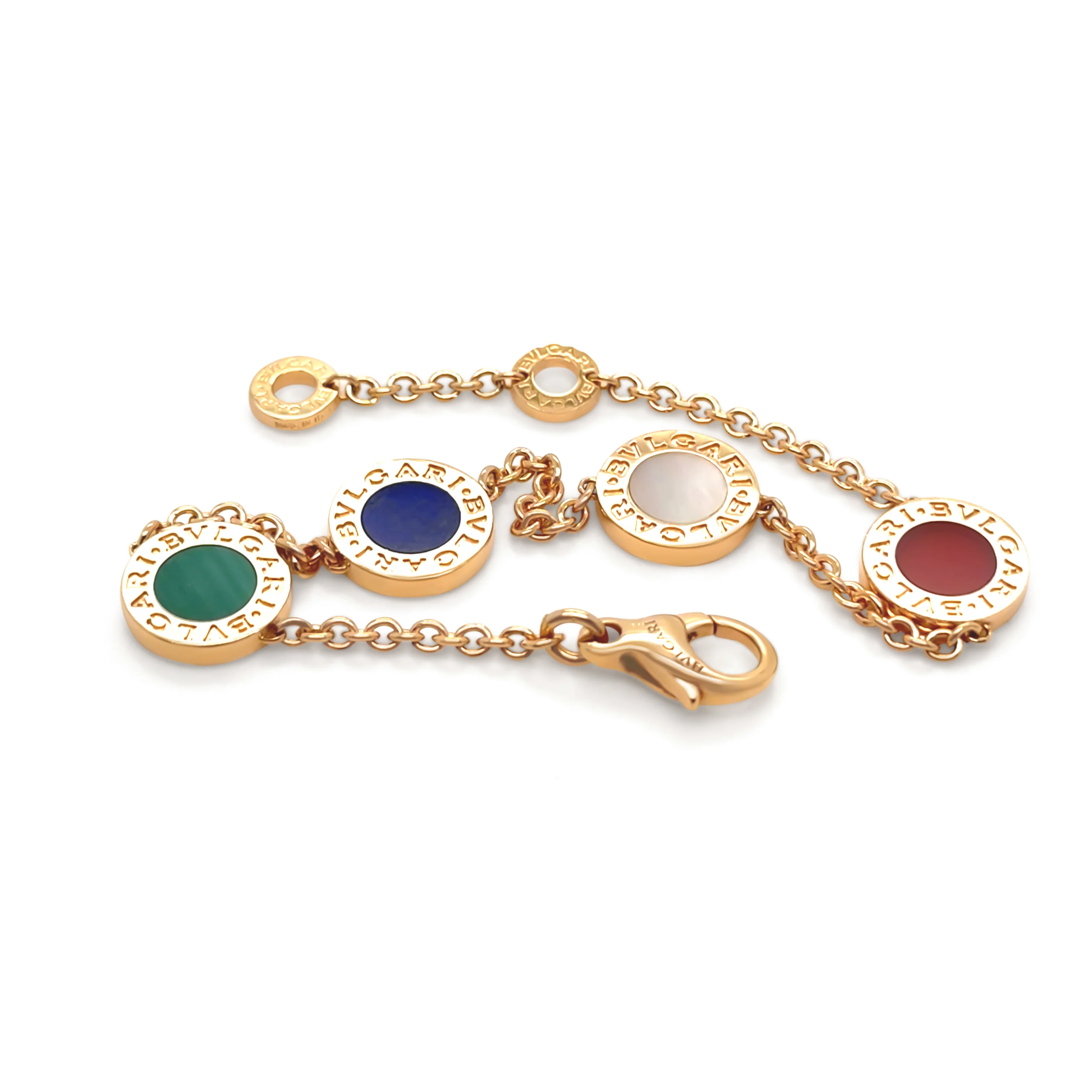 Bvlgari Bvlgari 18ct Rose Gold Multicoloured Bracelet 11g - Image 6