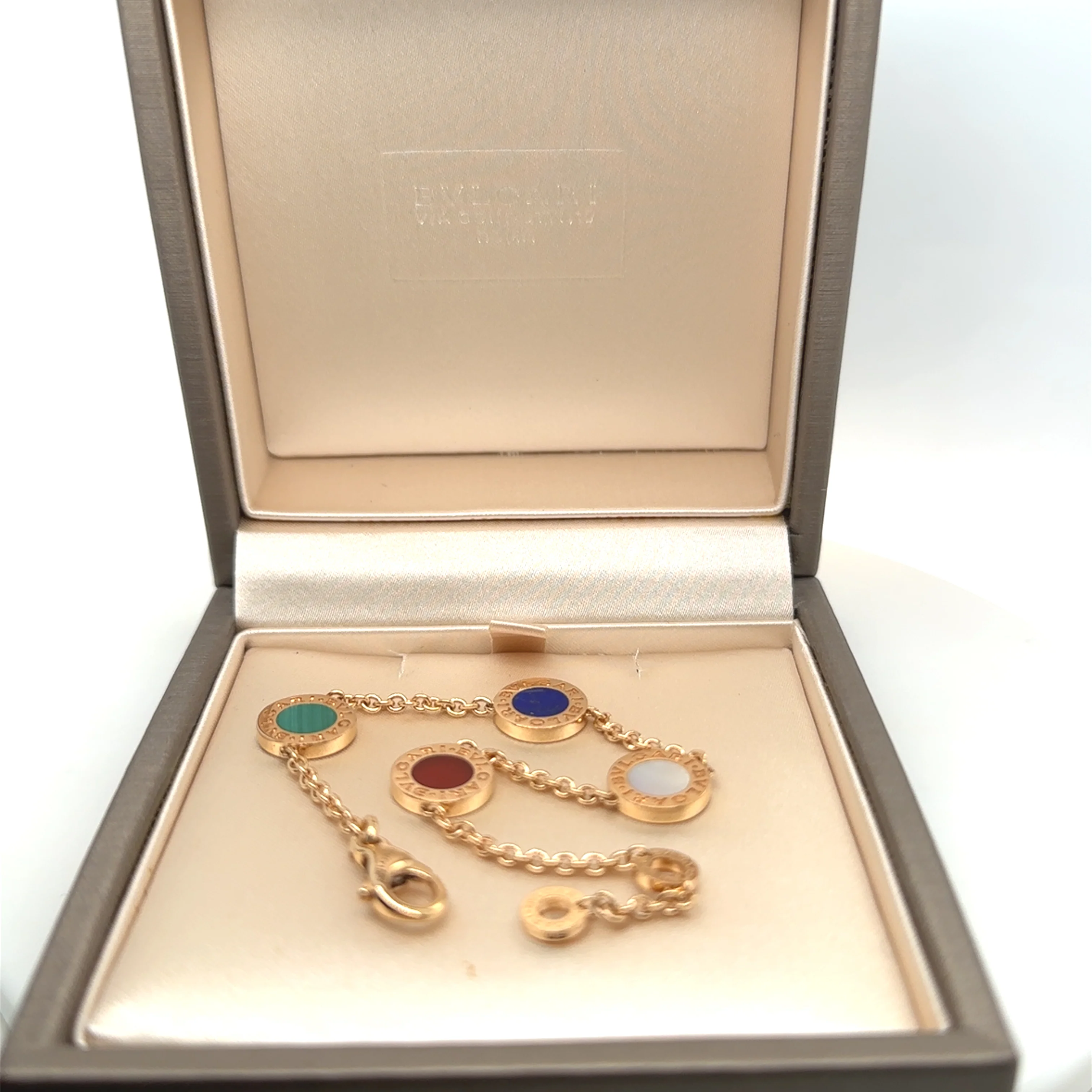 Bvlgari Bvlgari 18ct Rose Gold Multicoloured Bracelet 11g - Image 8