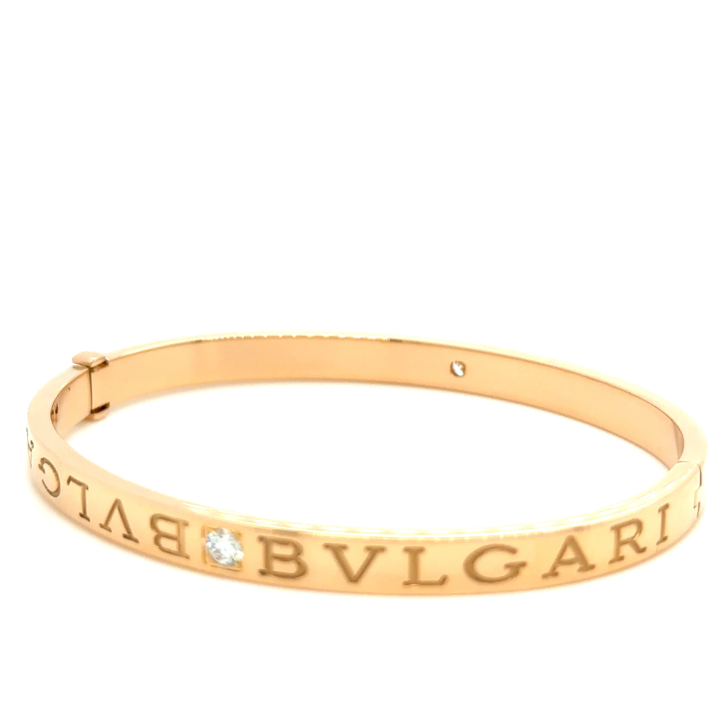 Bvlgari Bvlgari Rose Gold Bracelet 0.26ct - Image 6