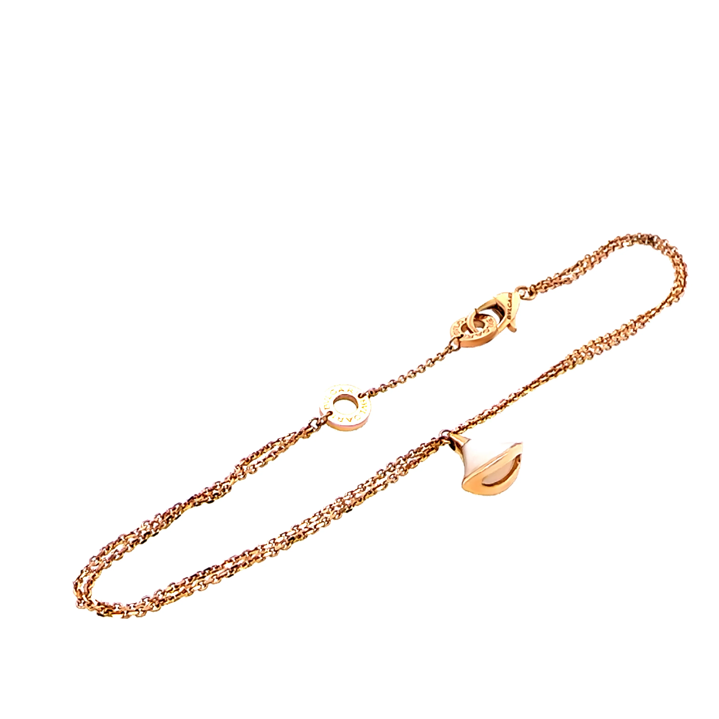 Bvlgari Divas’ Dream 18ct Rose Gold Mother-of-Pearl Bracelet 3.93g - Image 3