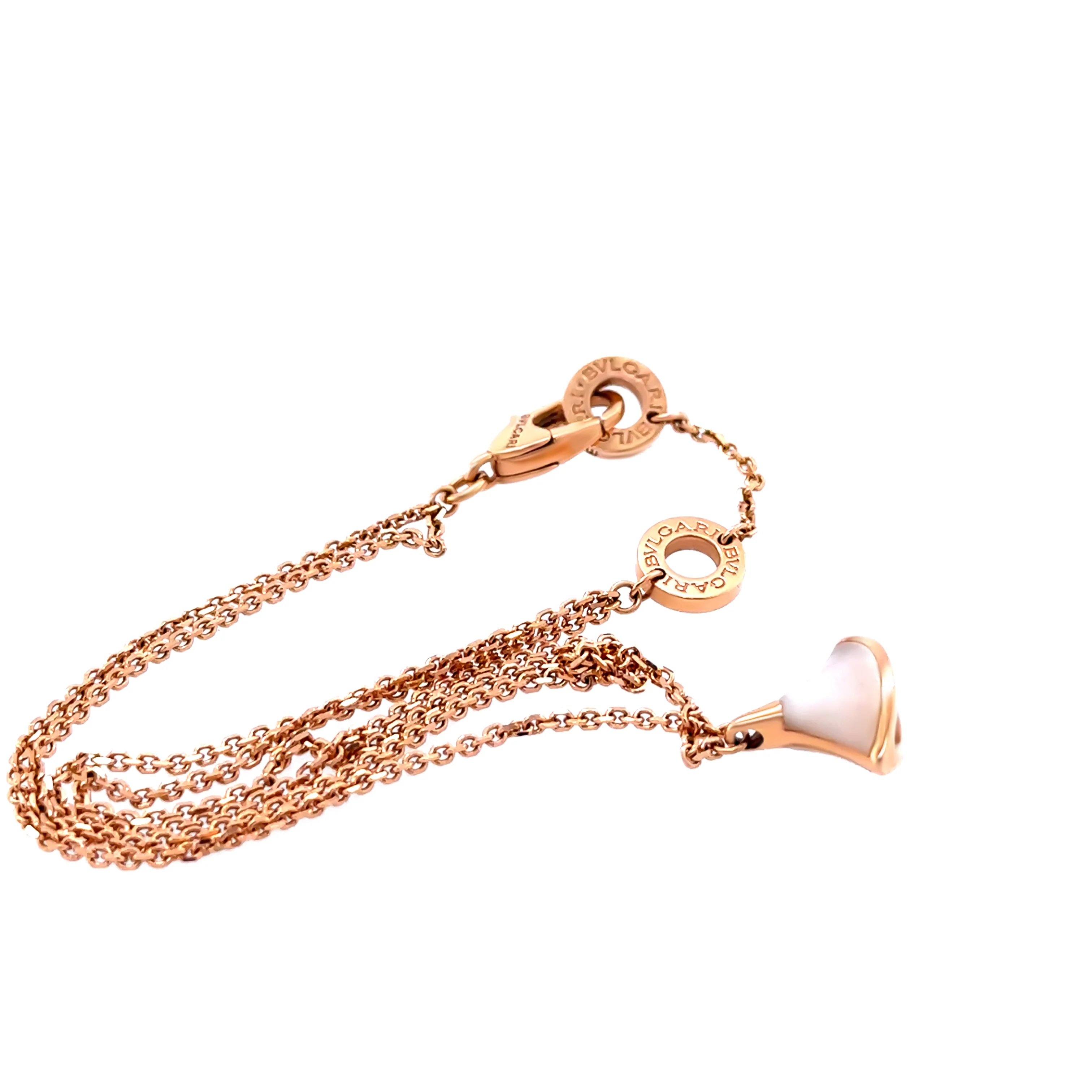 Bvlgari Divas’ Dream 18ct Rose Gold Mother-of-Pearl Bracelet 3.93g - Image 5