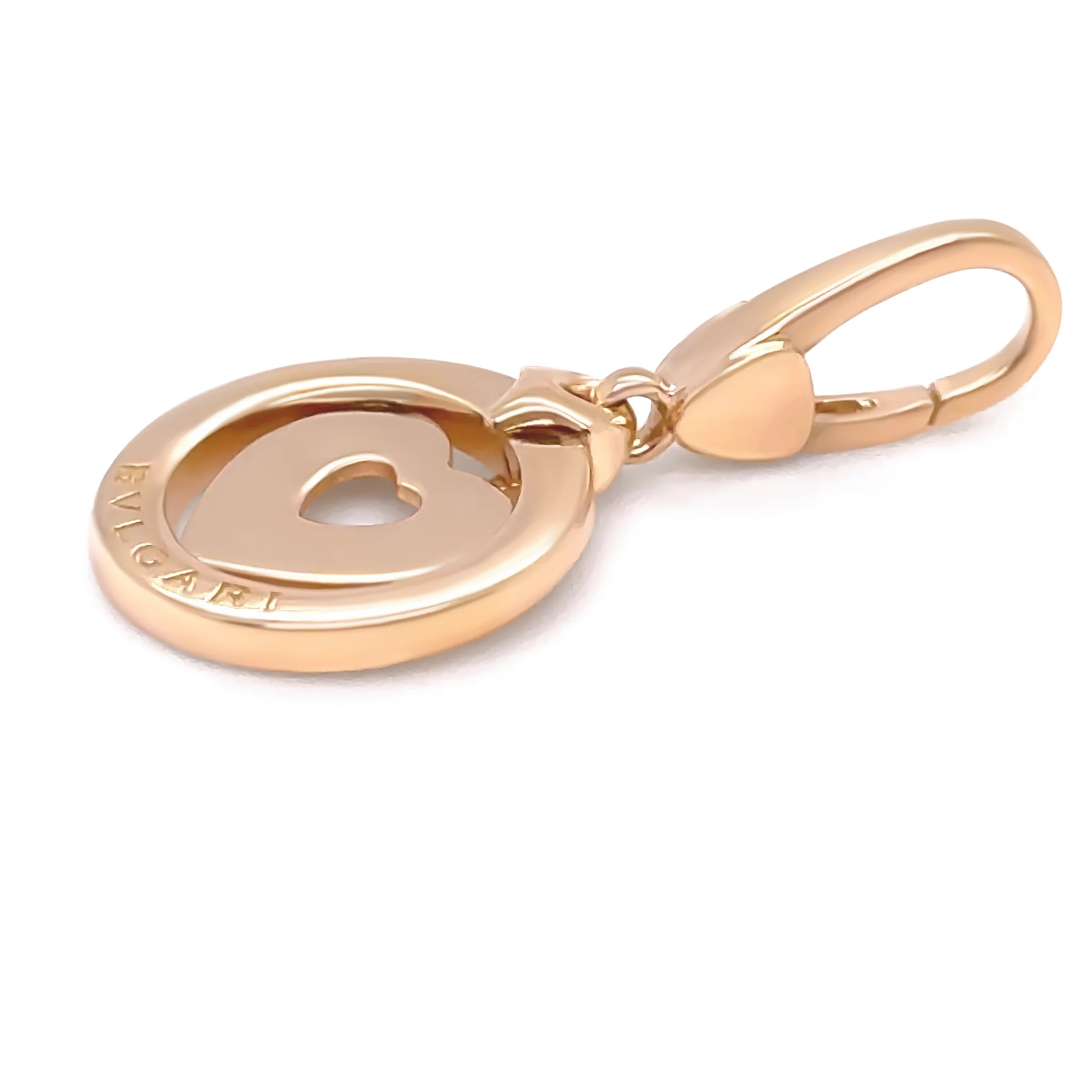 Bvlgari Rare 18ct Yellow Gold Heart Charm Pendant 3.64g - Image 3