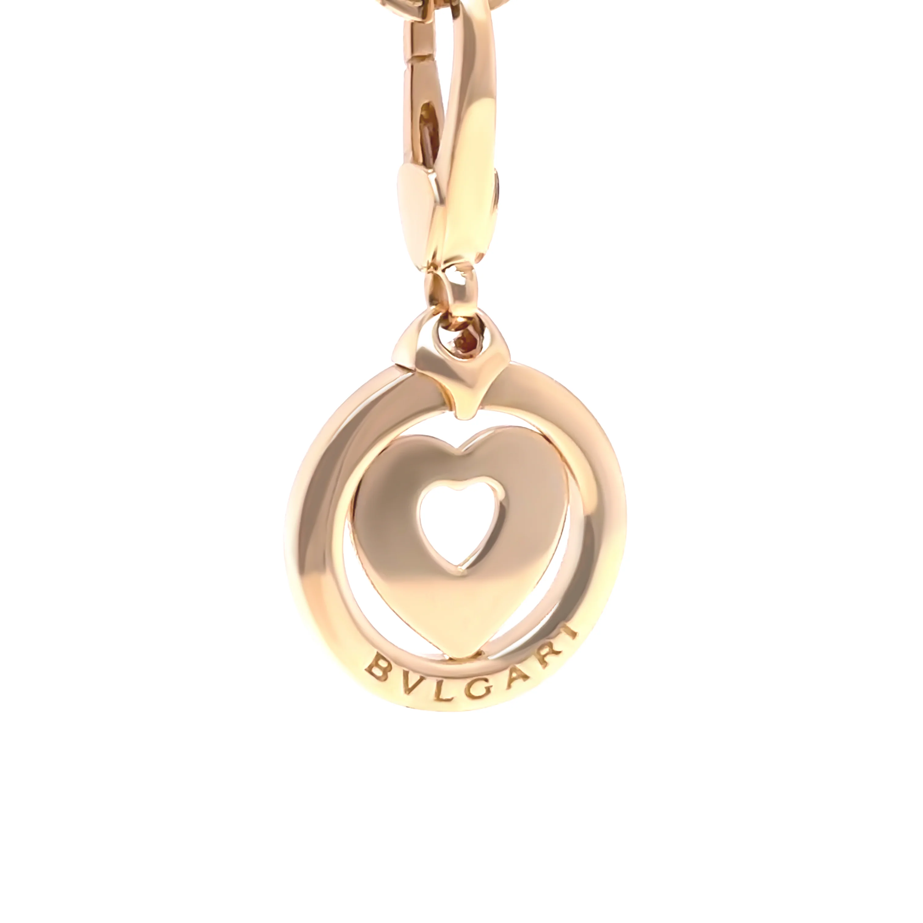 Bvlgari Rare 18ct Yellow Gold Heart Charm Pendant 3.64g - Image 5