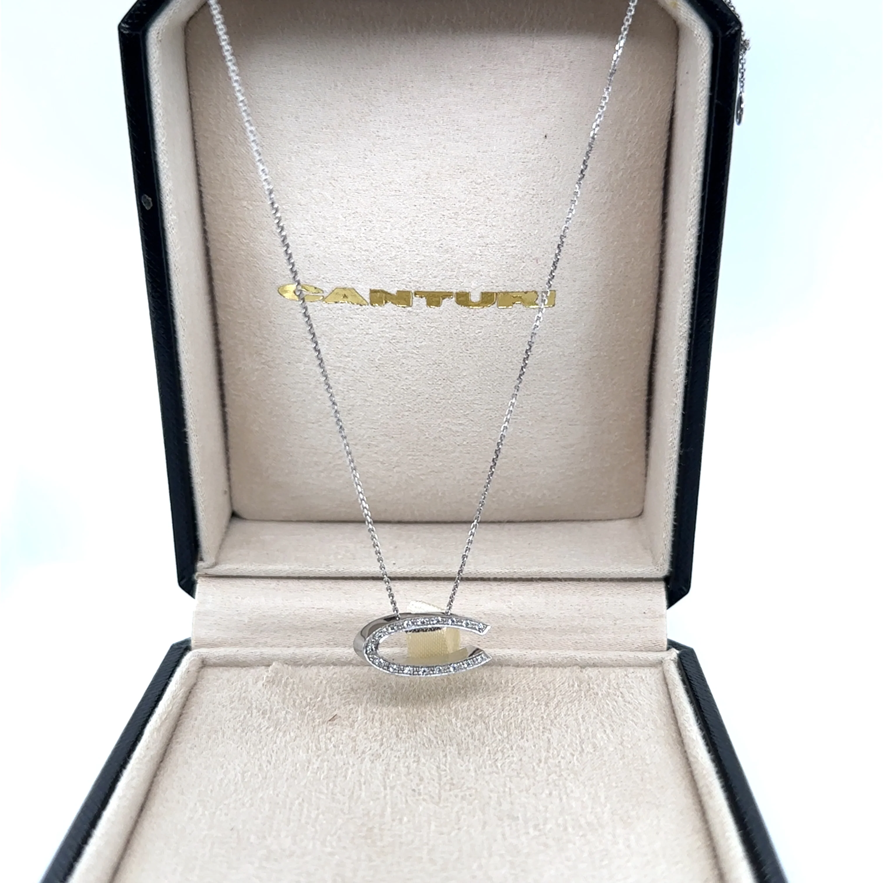 Canturi 18ct White Gold Diamond Pendant Necklace 0.20ct 7.4g - Image 7
