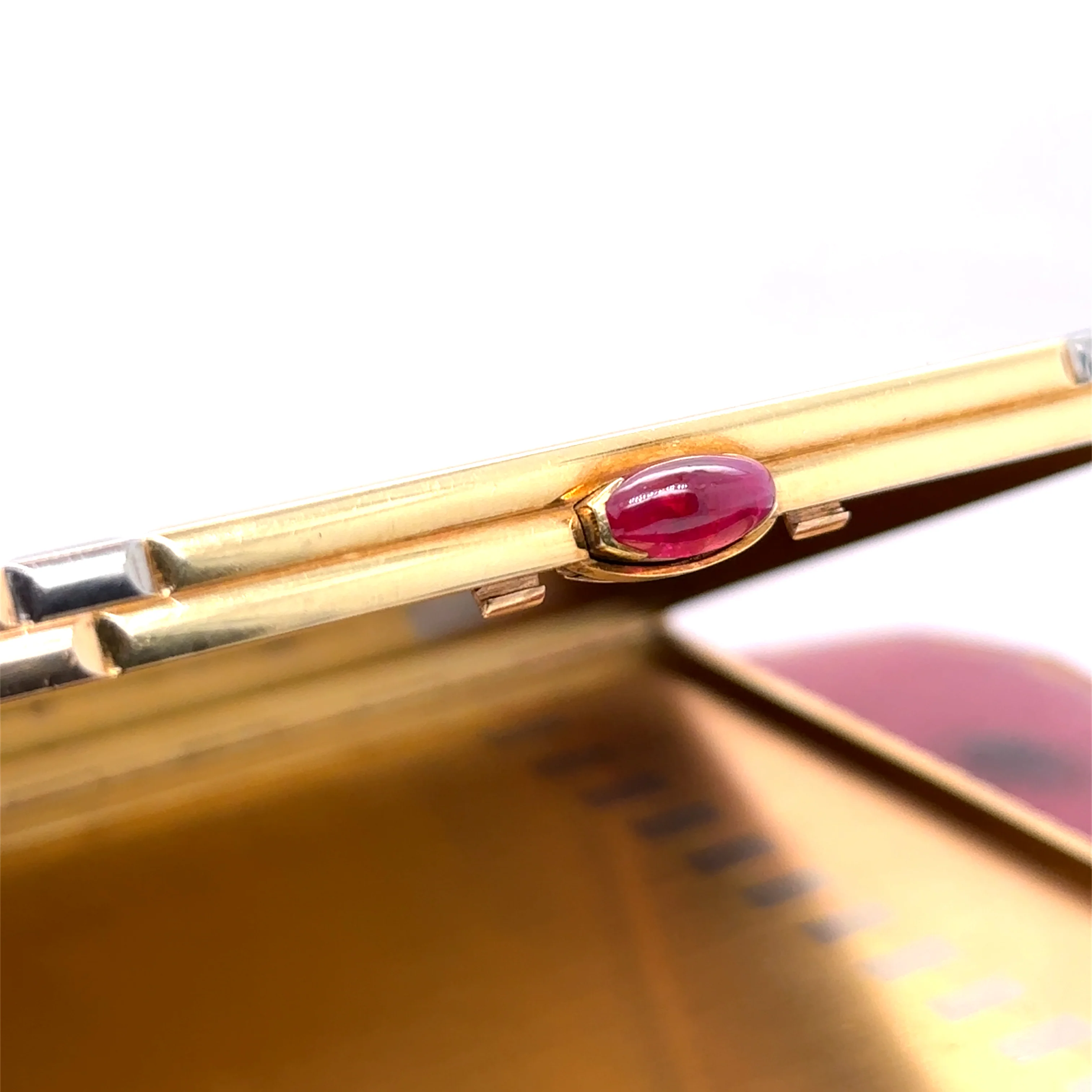 Cartier 18ct Gold and Ruby Cigarette Case 245.18g - Image 4