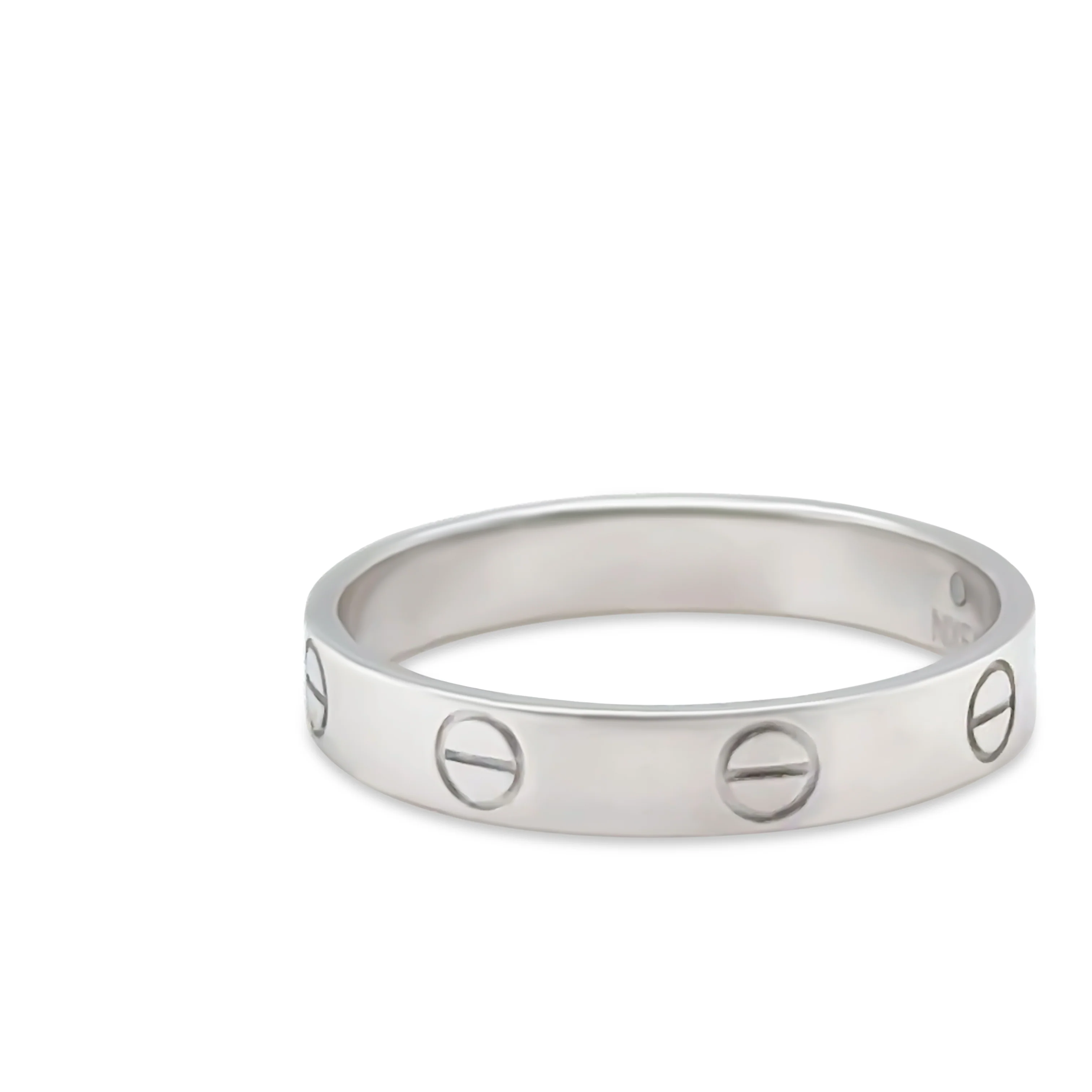 Cartier 18ct White Gold Love Ring 3.6g - Image 3